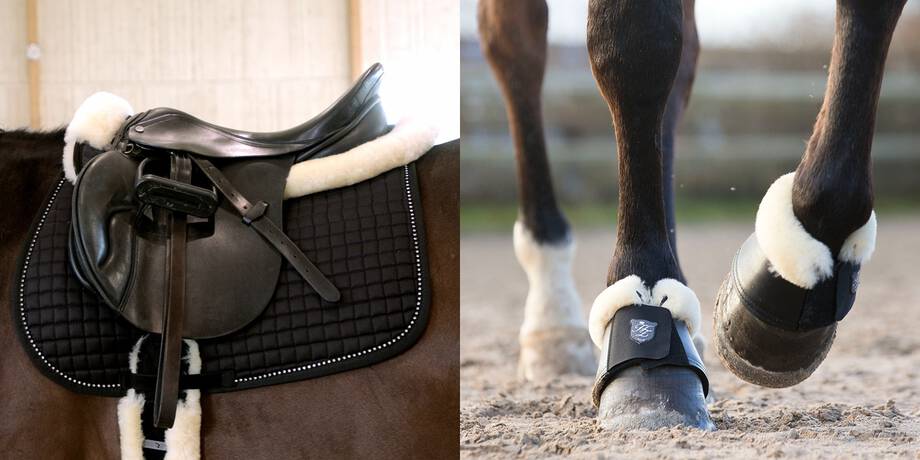 Lammfell für Pferde