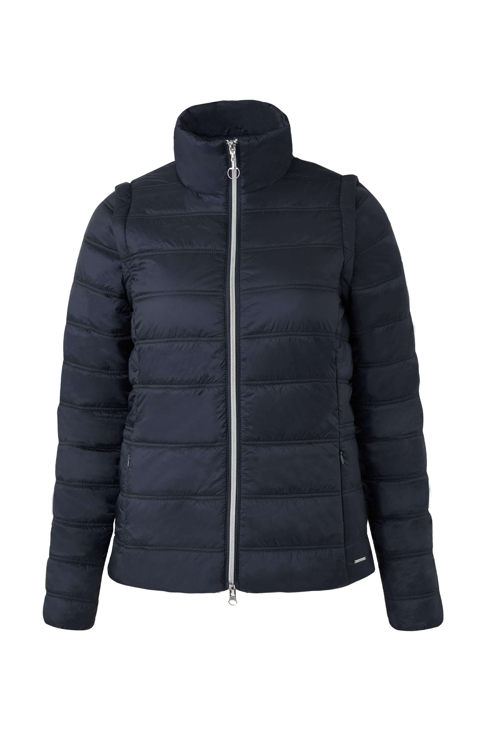 Dark Navy  Horze Natalie Damen Reitjacke mit abnehmbaren Ärmeln