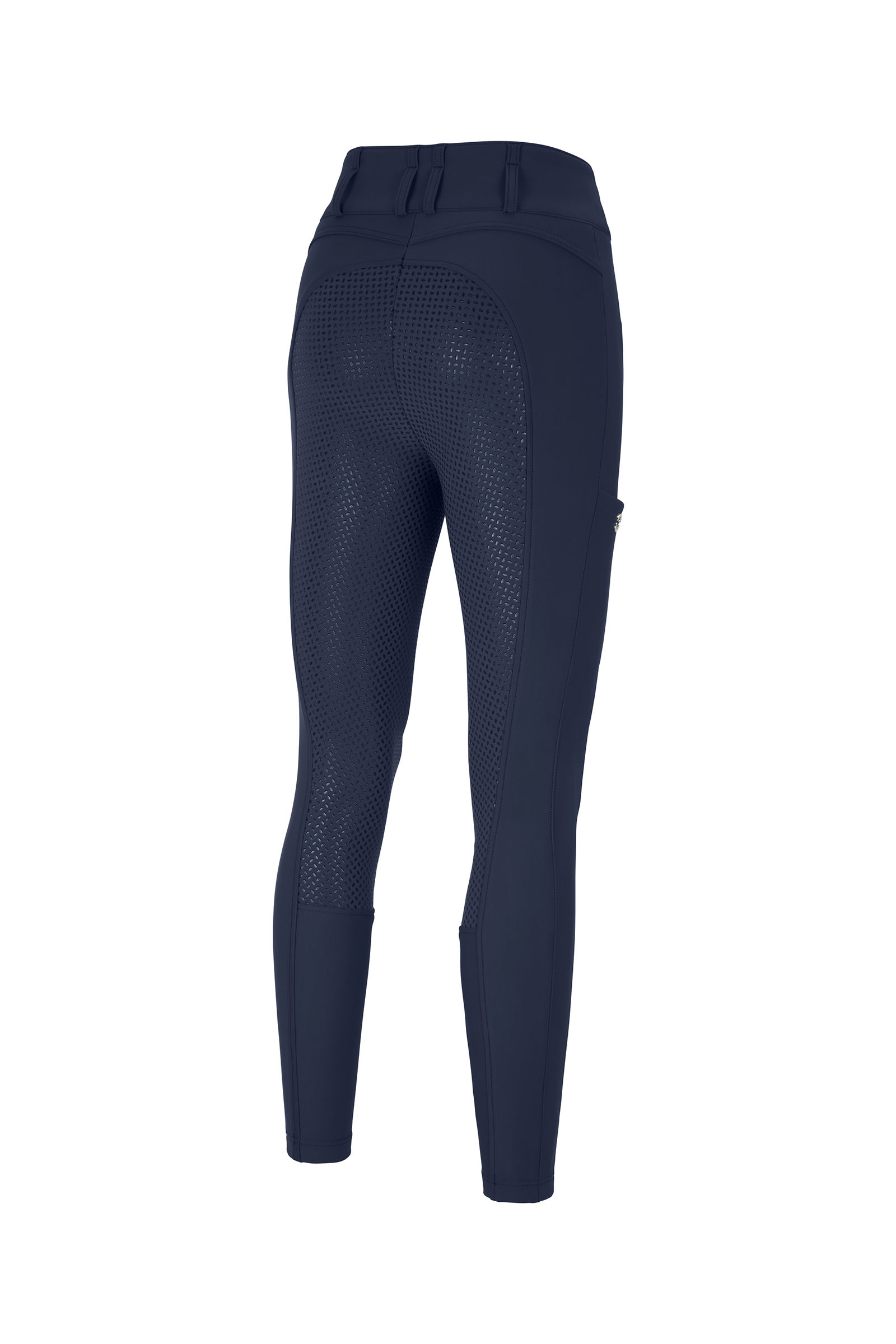 Nightblue Pikeur Hohe Winter-Reithose mit Grip-Vollbesatz