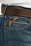 Ariat M8 Modern Tekstretch Sebastian Herren Jeans mit schmalem Bein