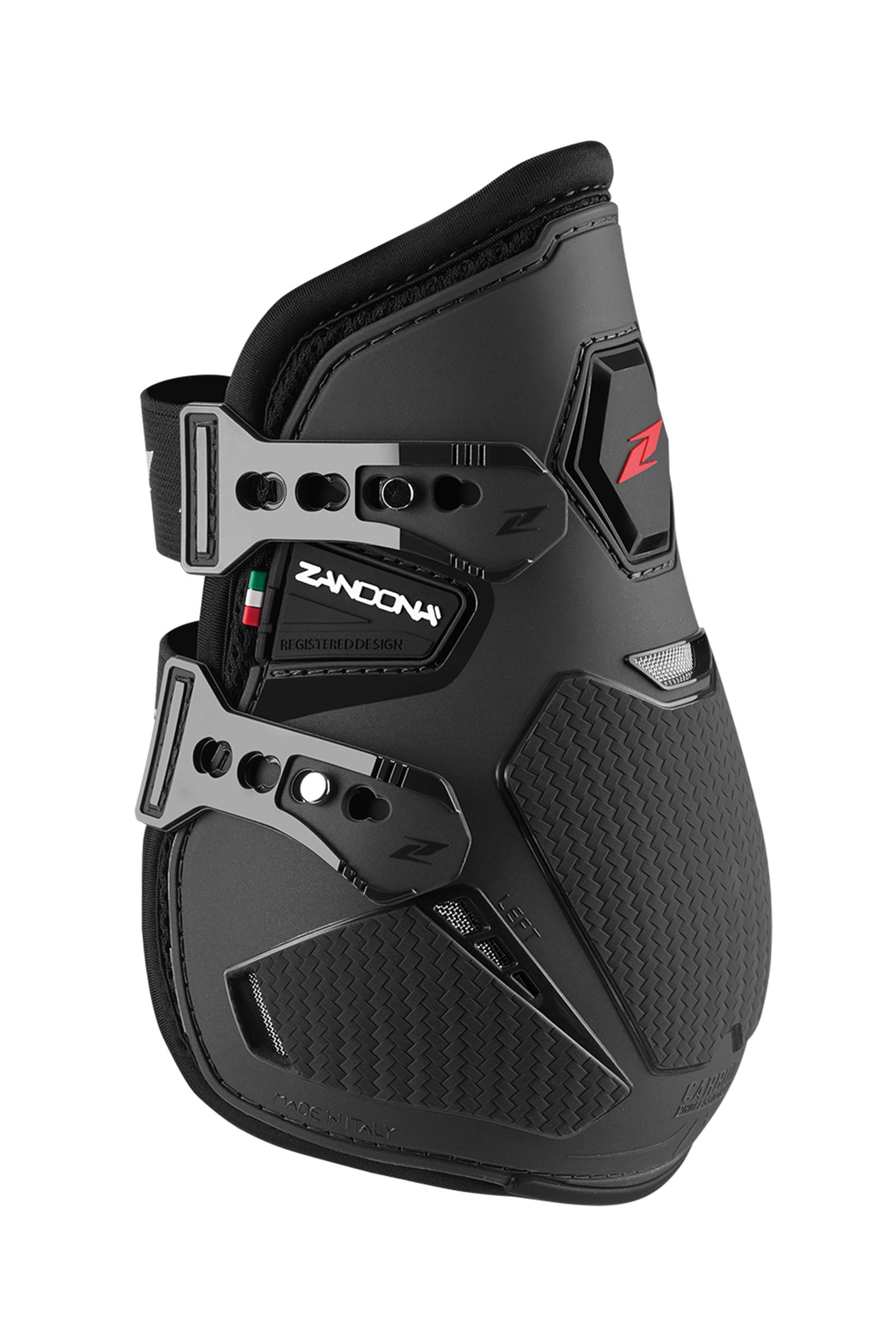 Black Zandona Carbon PROfessional Fesselkopfgamaschen