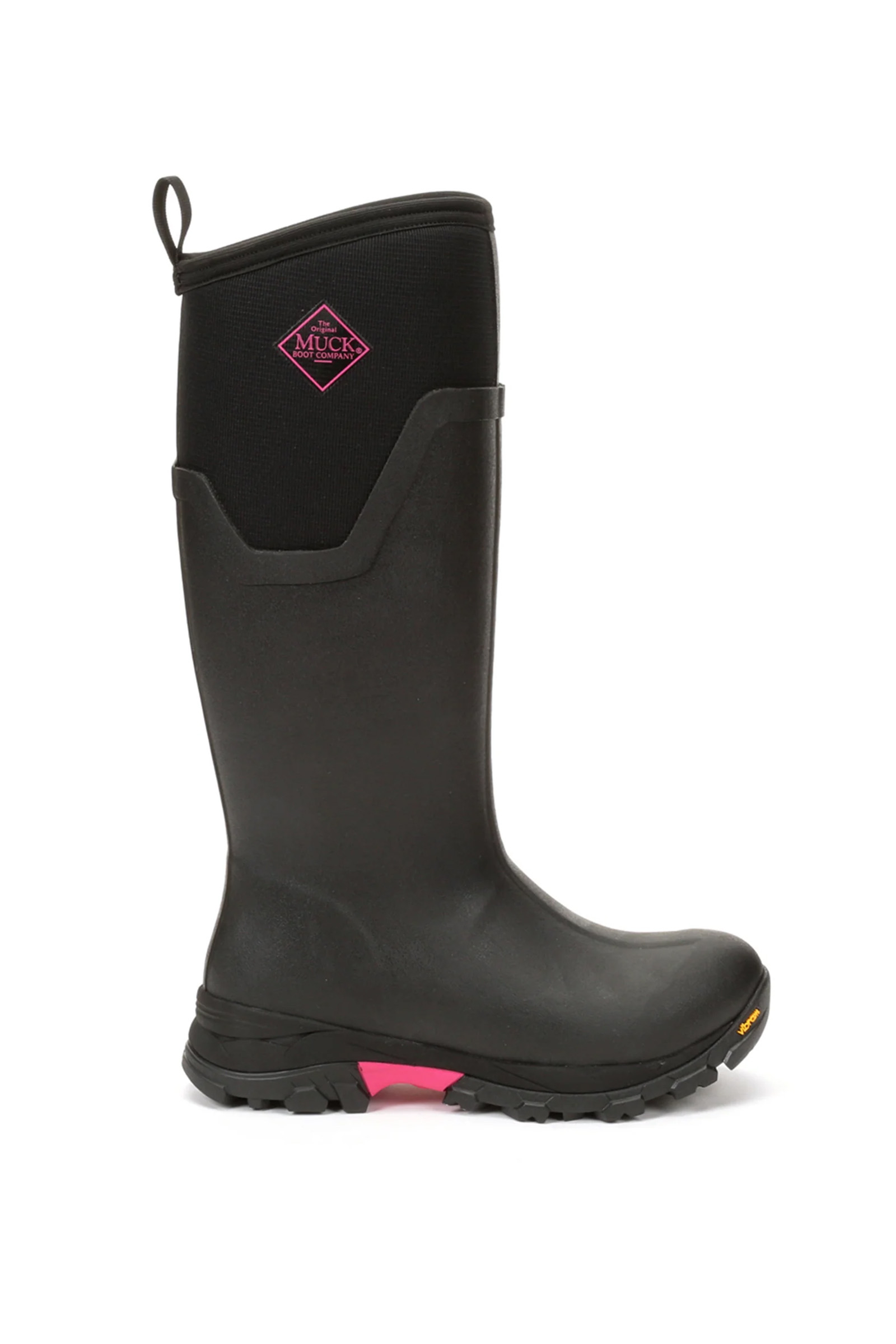 Black/Pink Muck Boot Arctic Ice AG All Terrain Damenstiefel