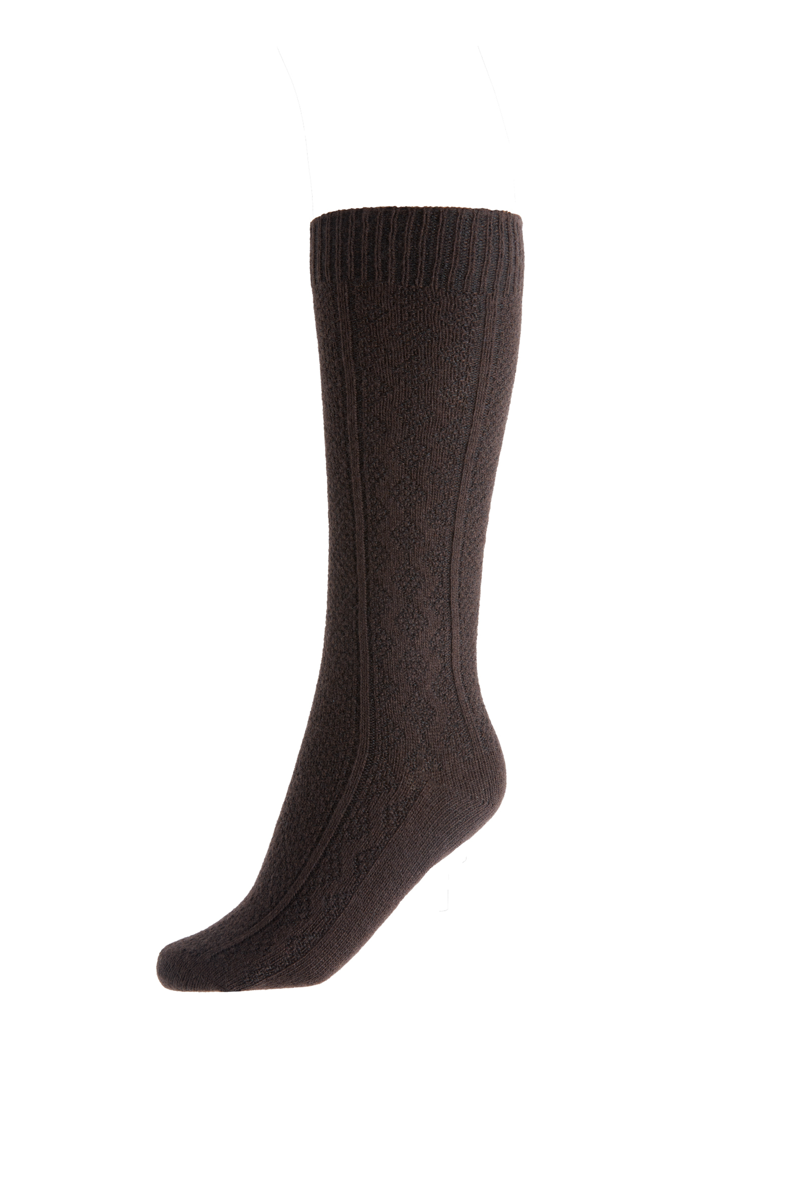 Schokoladenbraun Horze Clara Wollmix Winterreitsocken