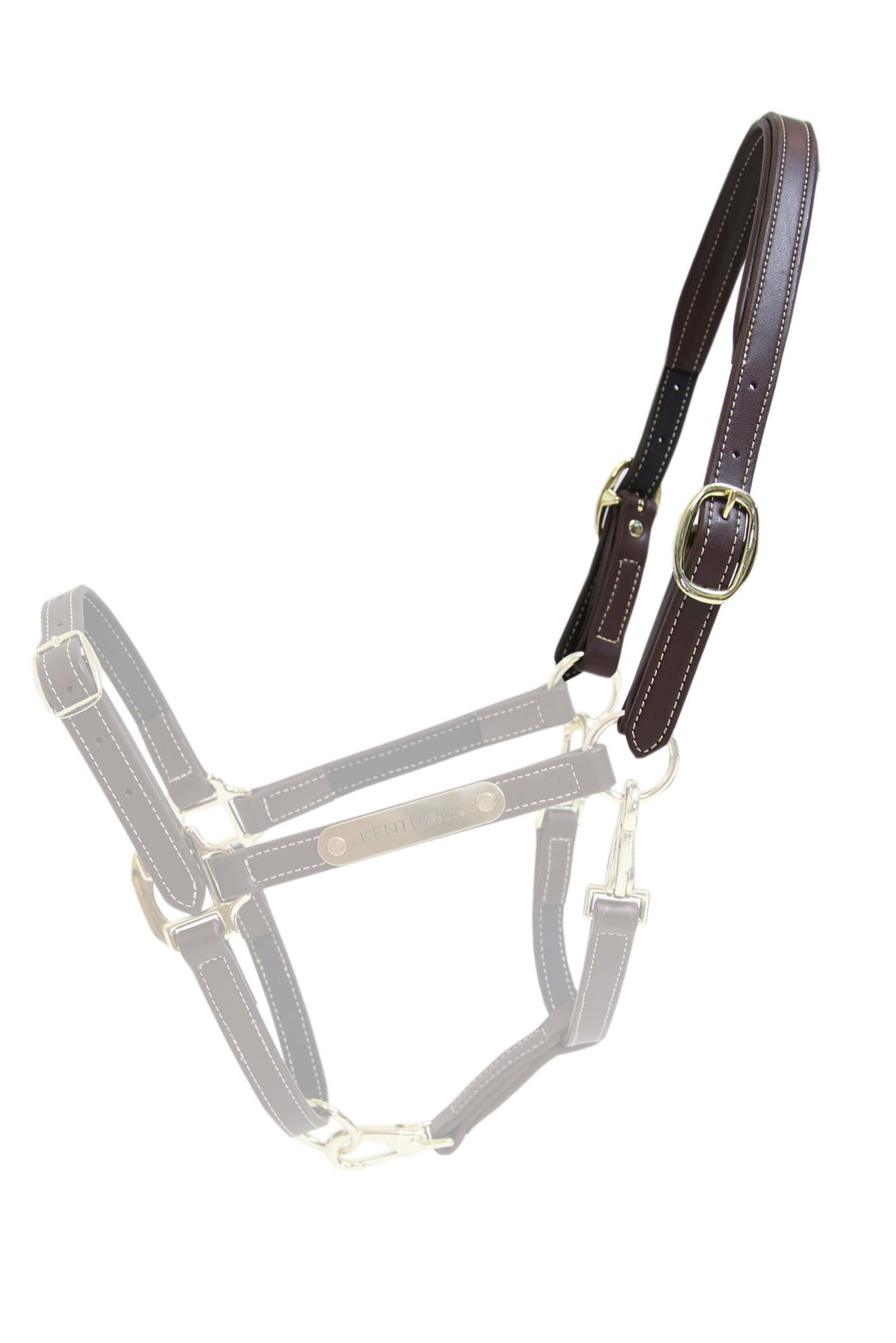 Kentucky Horsewear Flexible Lederhalfter Genickst&uuml;ck