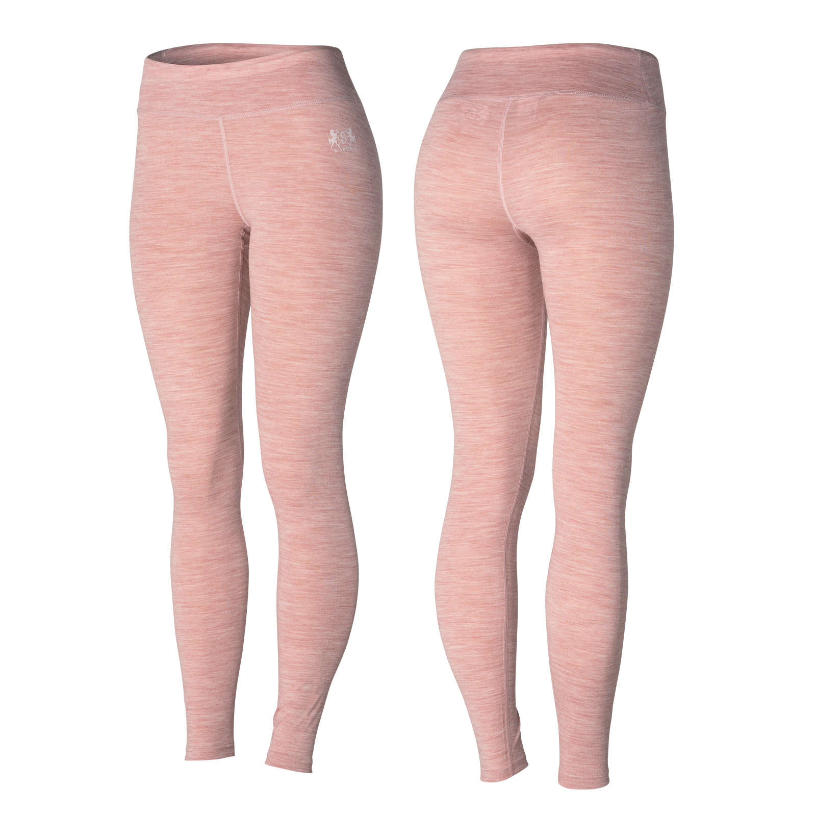 Silver Pink B Vertigo Roxie Damen Thermoleggings mit Merinowolle