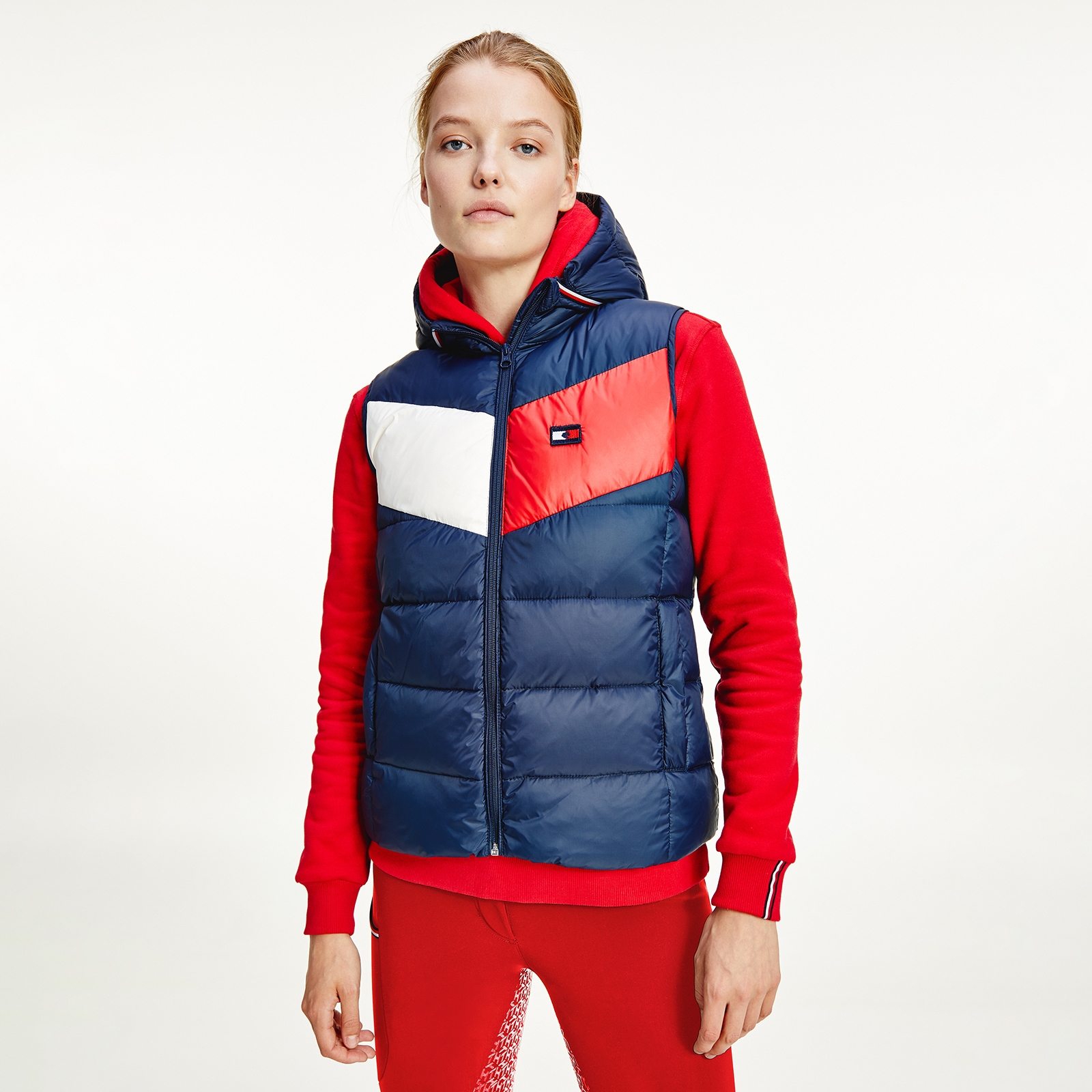 Tommy Hilfiger Equestrian Re-Down Damen Weste