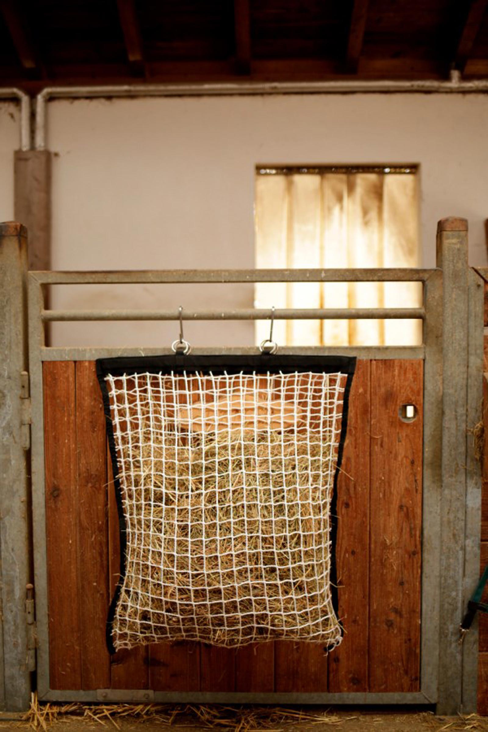 Heunetz mit Füllhilfe weiß, 3x3 cm Maschenweite