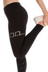 AA Platinum Damen Reitleggings mit Kniebesatz