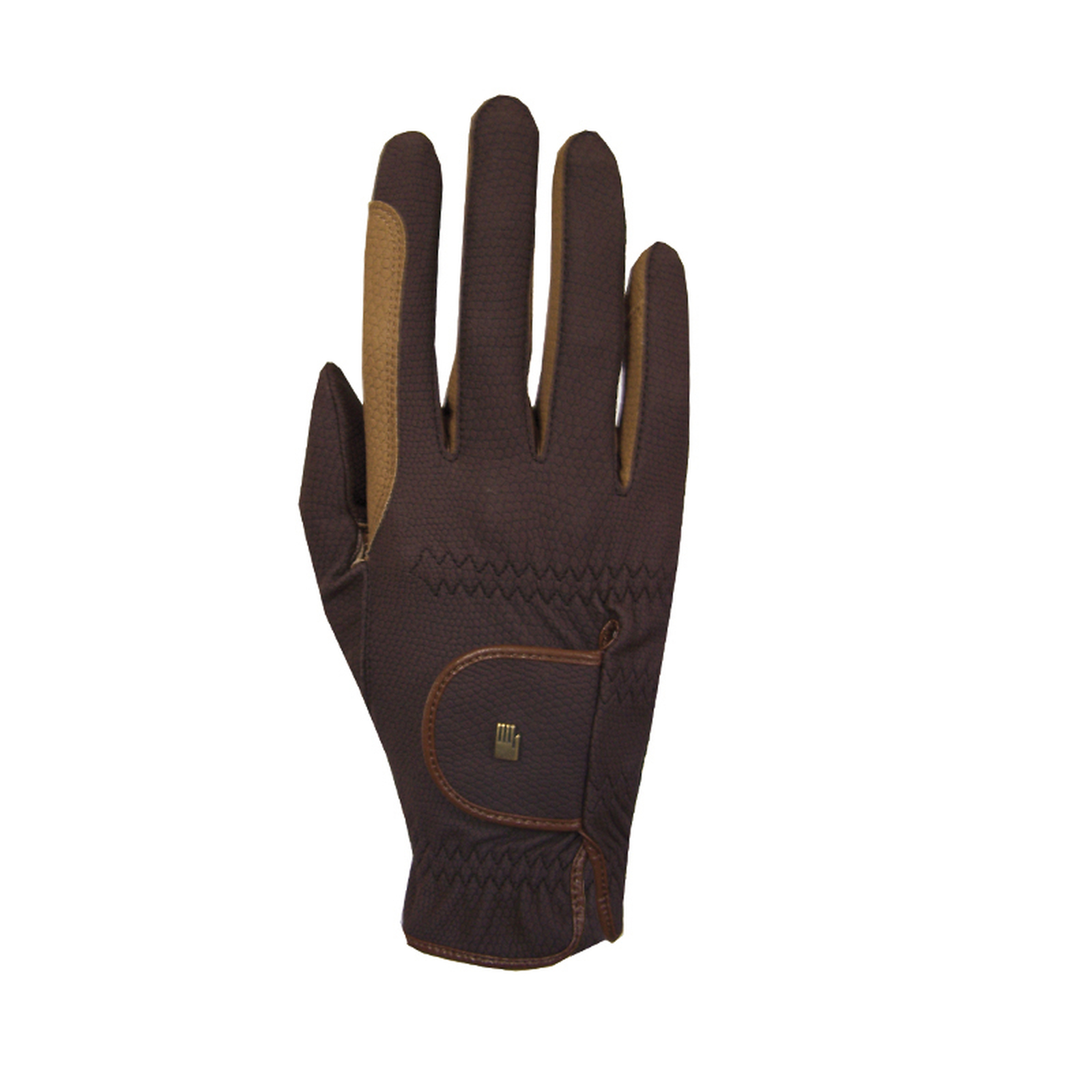 Dark Brown Roeckl Malta Grip Zweifarbig