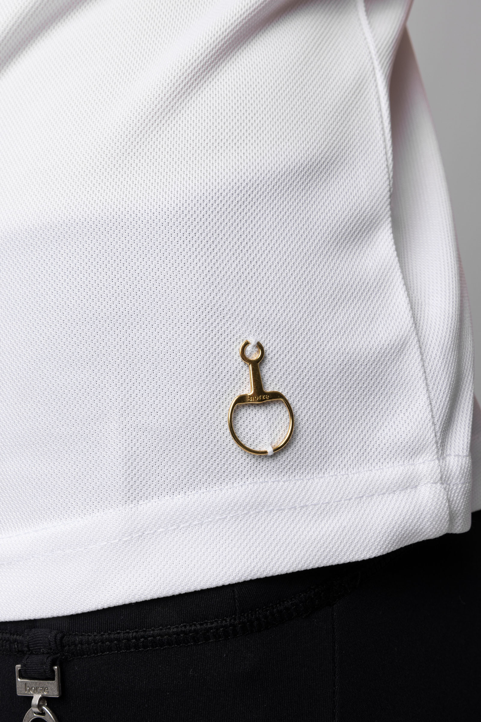 Horze Christel Kinder Turniershirt mit Kurzarm und R&uuml;schen