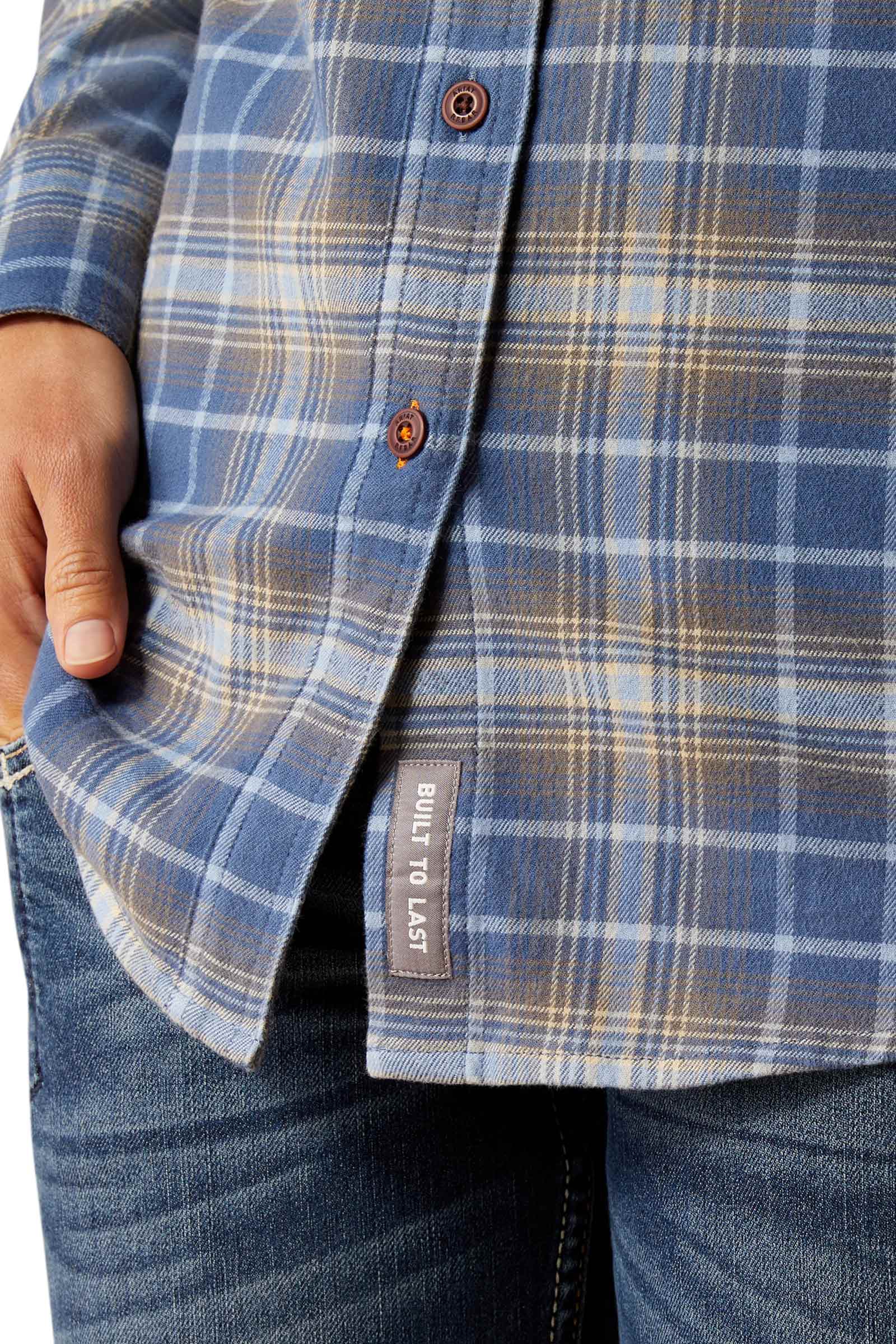 Ariat Rebar Flannel DuraStretch Damen Arbeitshemd