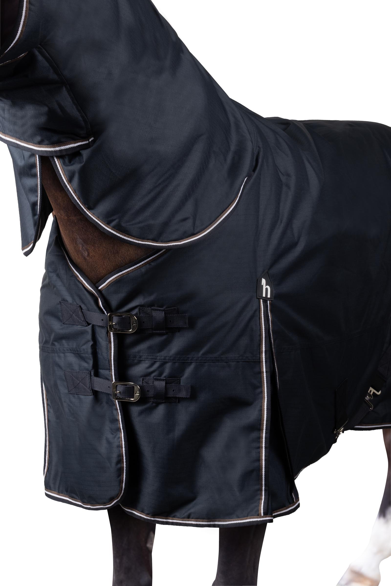 Horze Glasgow Pony Weidedecke mit festem Halsteil, 200g