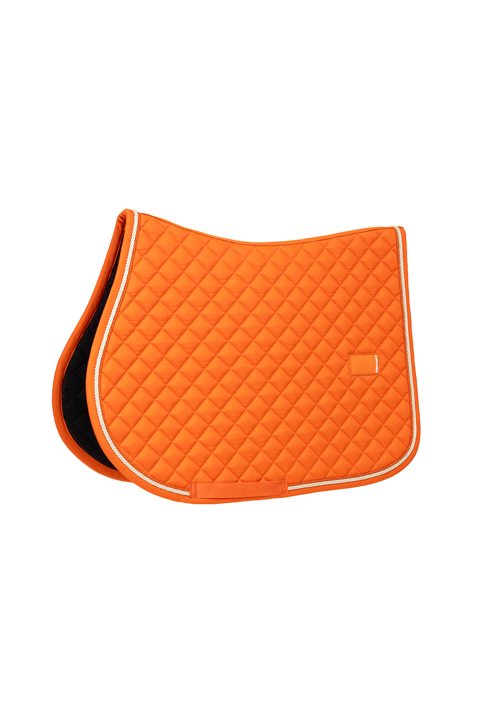 orange Kentucky Horsewear Schabracke Diamant mit Bordüre