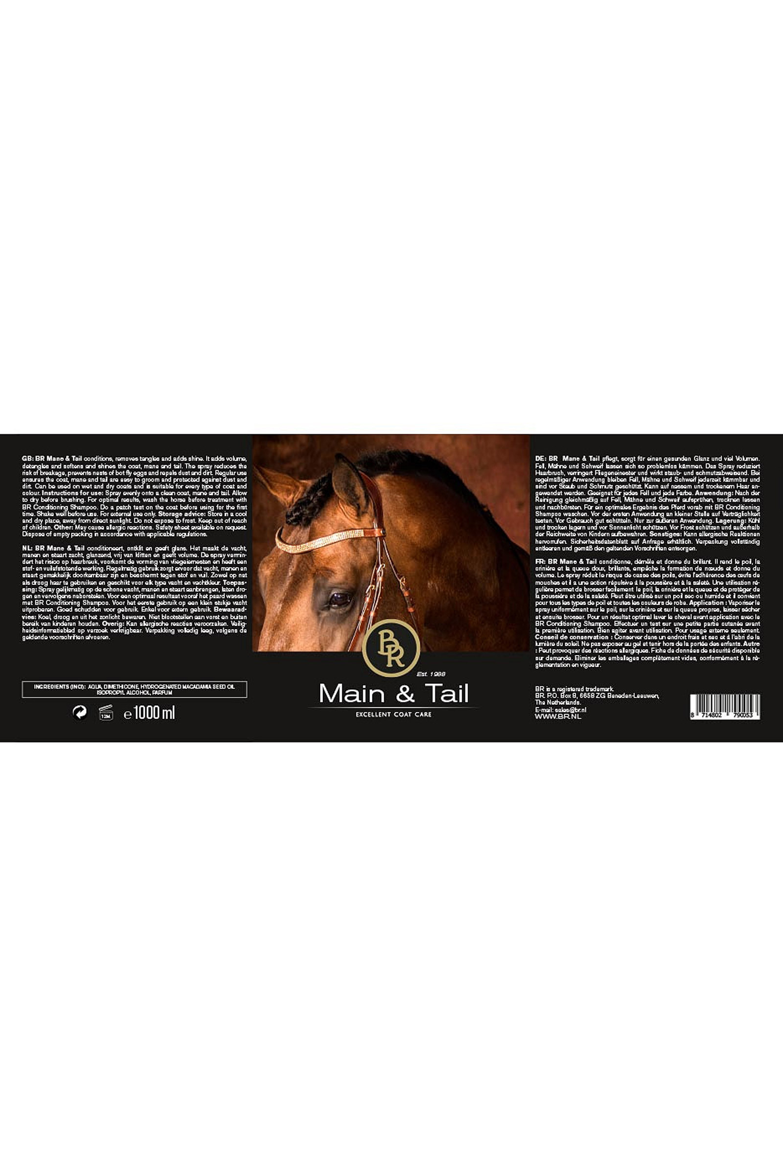 BR Maehnen und Schweif Spraylotion, 1000 ml