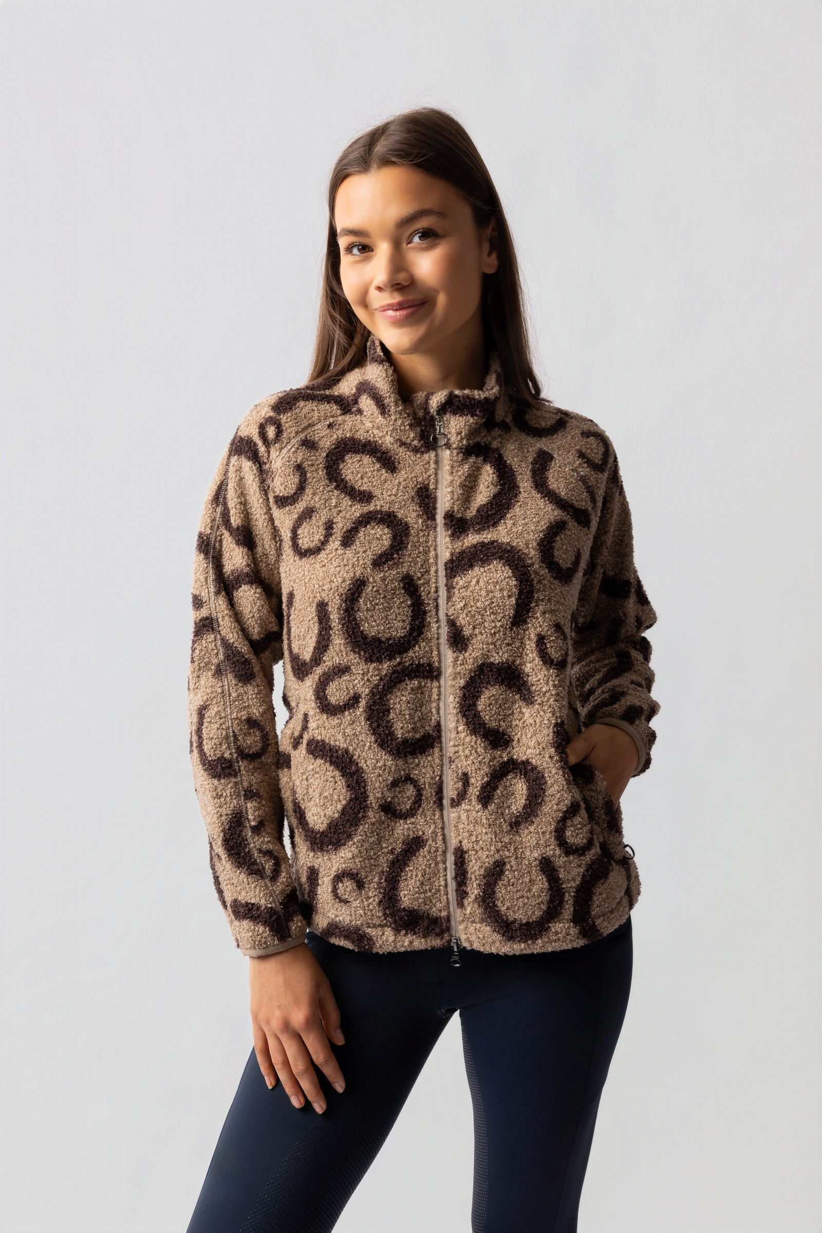 Horze Ariana Damen Teddyfleece Jacke