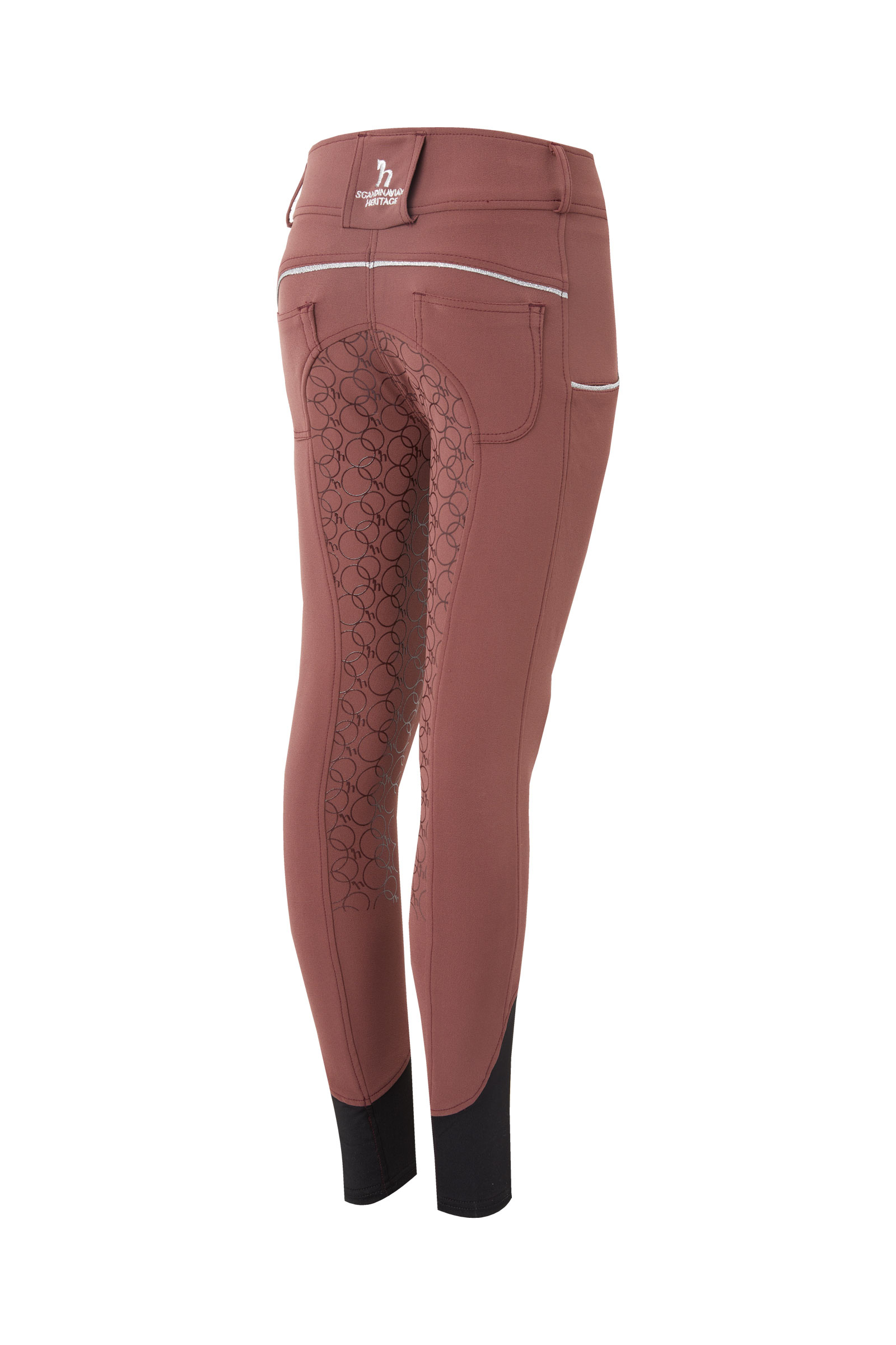 Horze Leighton Teens Vollbesatzreithose mit Silikongrip und Handytasche