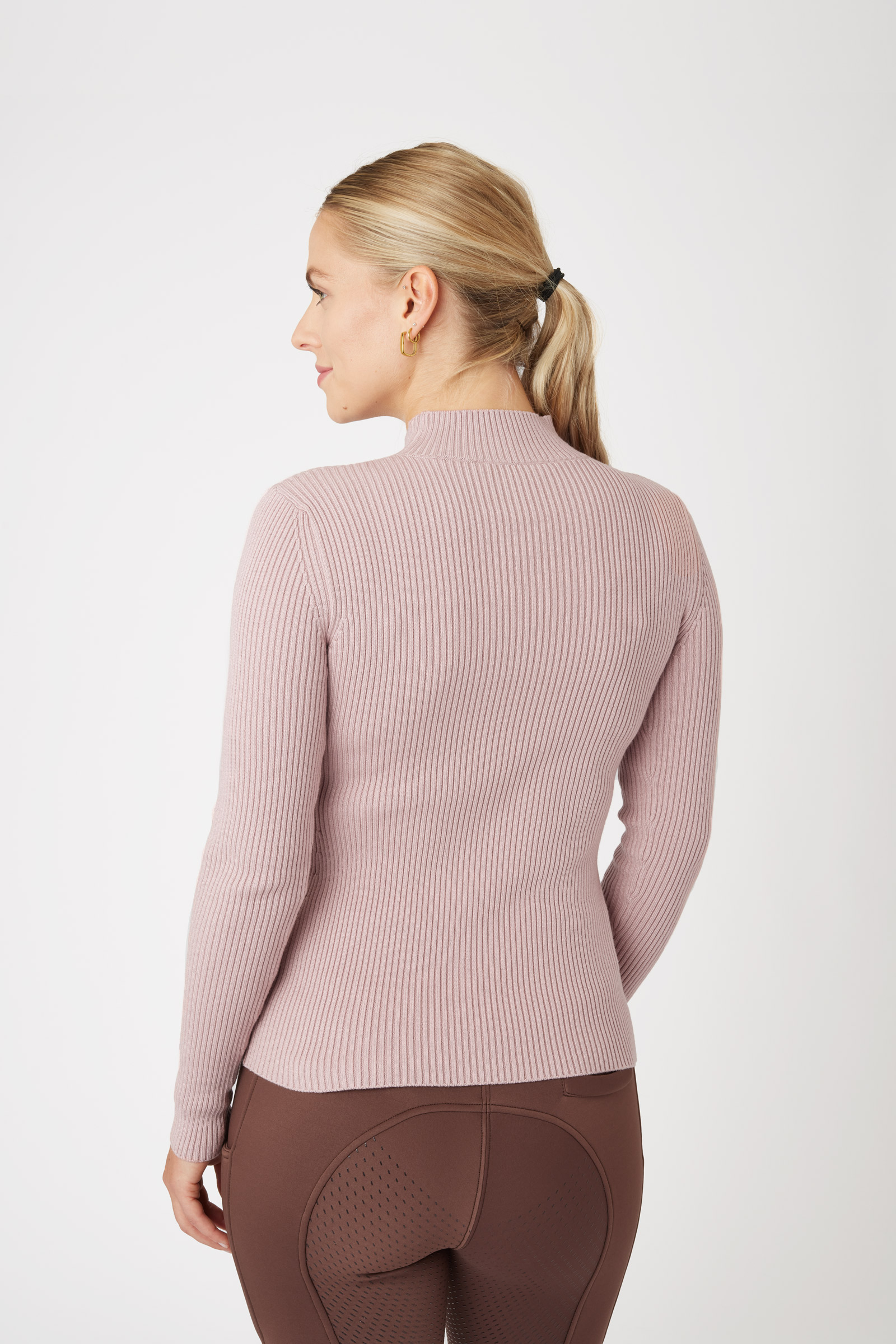 Horze Aca Damen Rippstrickpullover