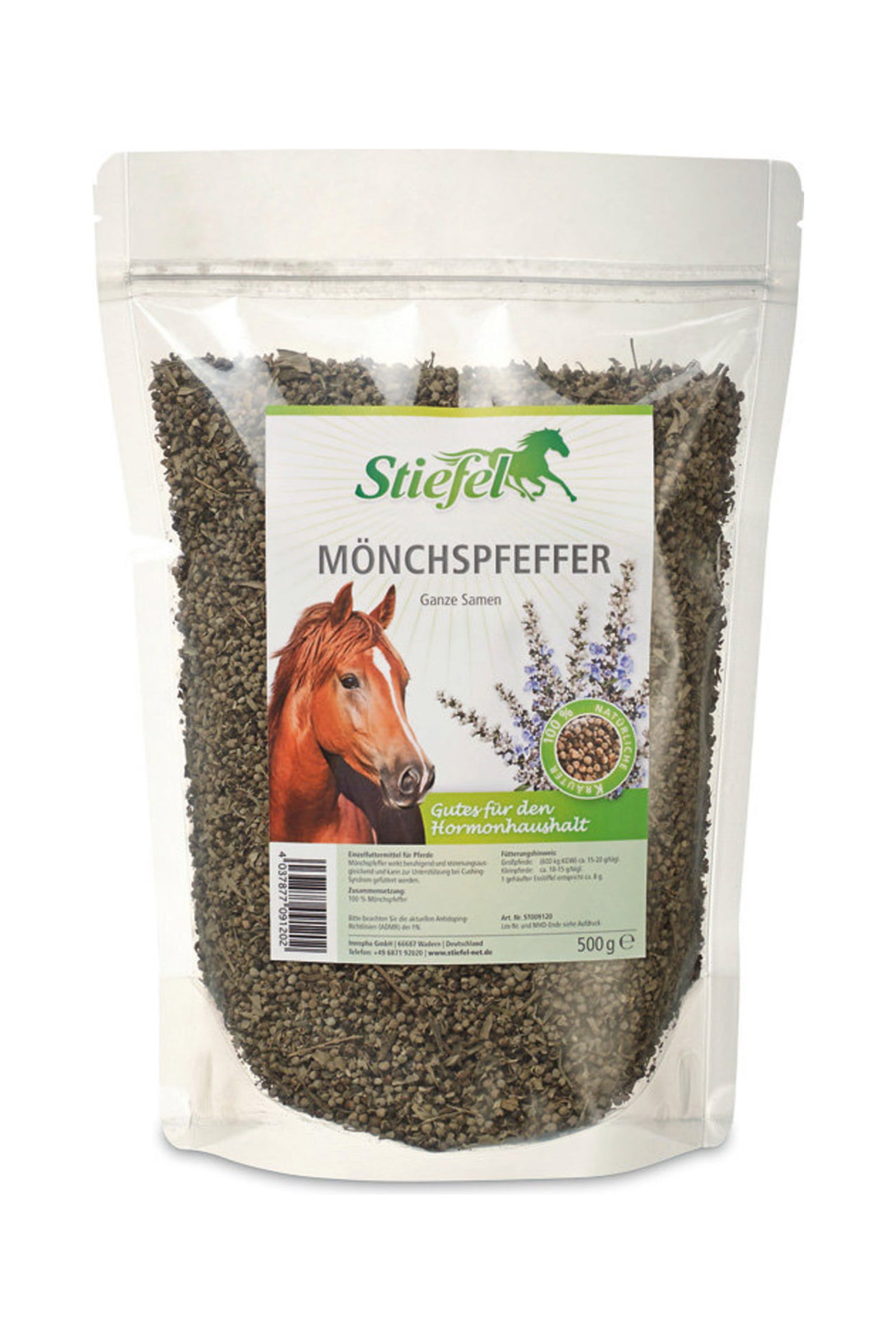 Stiefel M&ouml;nchspfeffer ganze Samen, 500 g