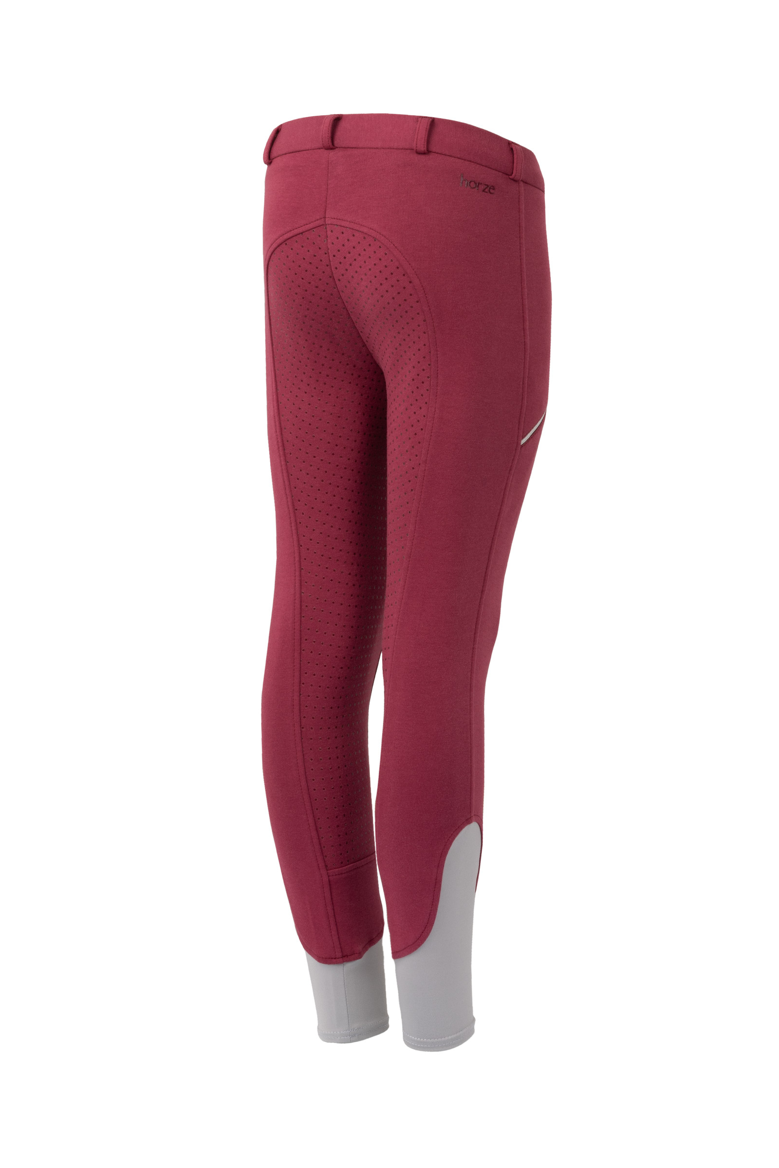dry rose Horze Felicia Kinder Vollbesatzreitleggings