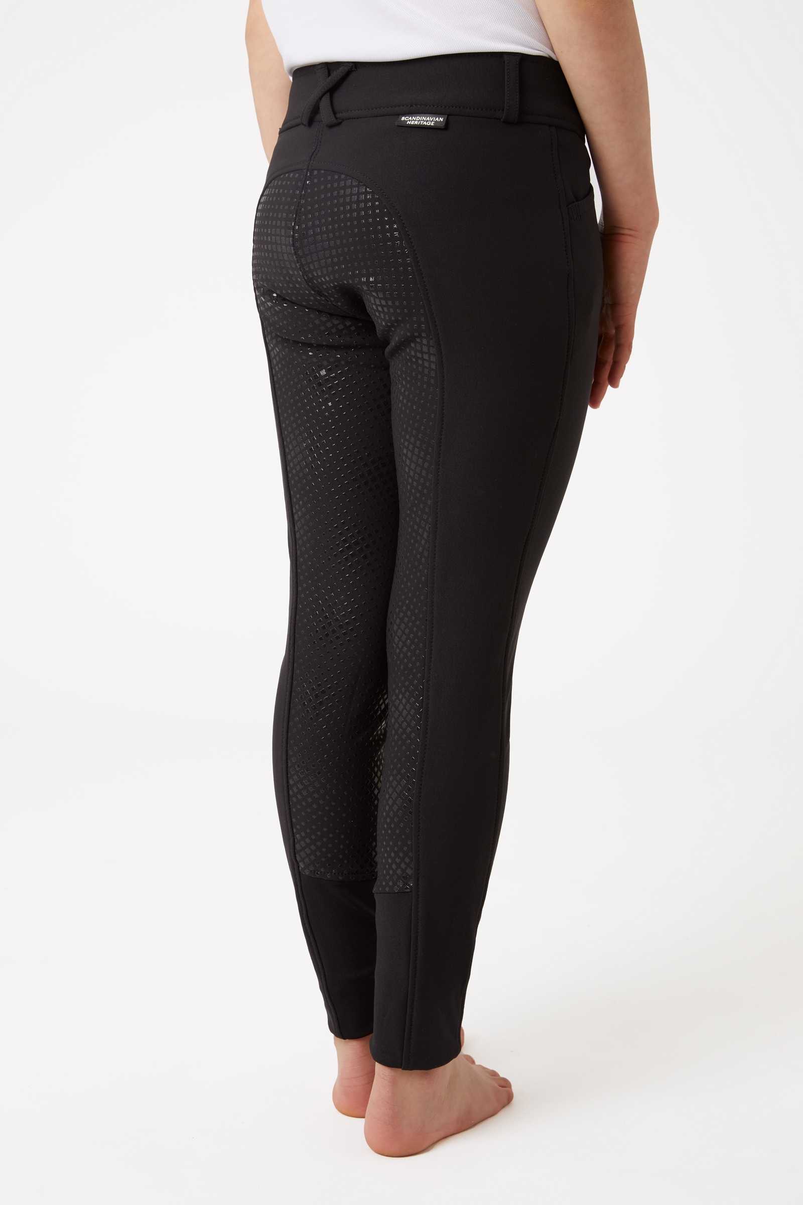 Horze Grand Prix Kinder-Vollbesatzreithose mit Silikongrip, UPF 50+