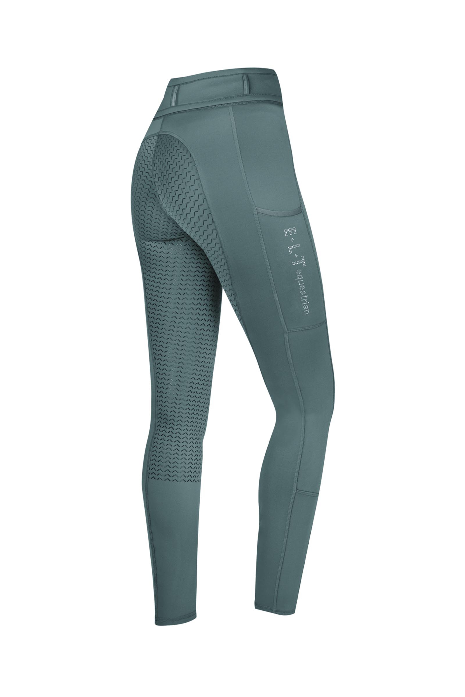 Pine Green ELT Ella Glam Kinder Reitleggings Vollbesatz