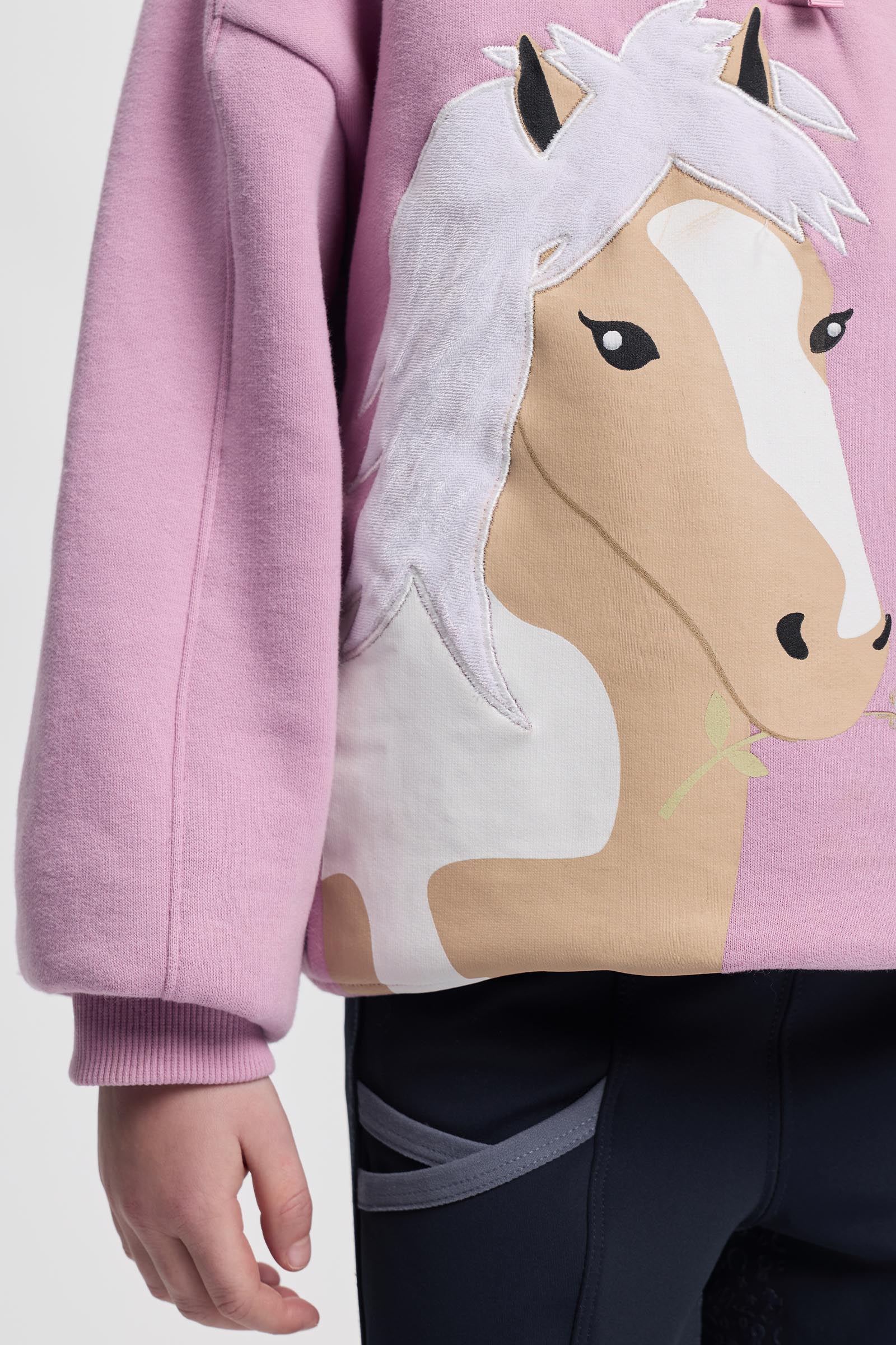 LeMieux Mini Quinn Kinder Sweatshirt mit Viertelrei&szlig;verschluss