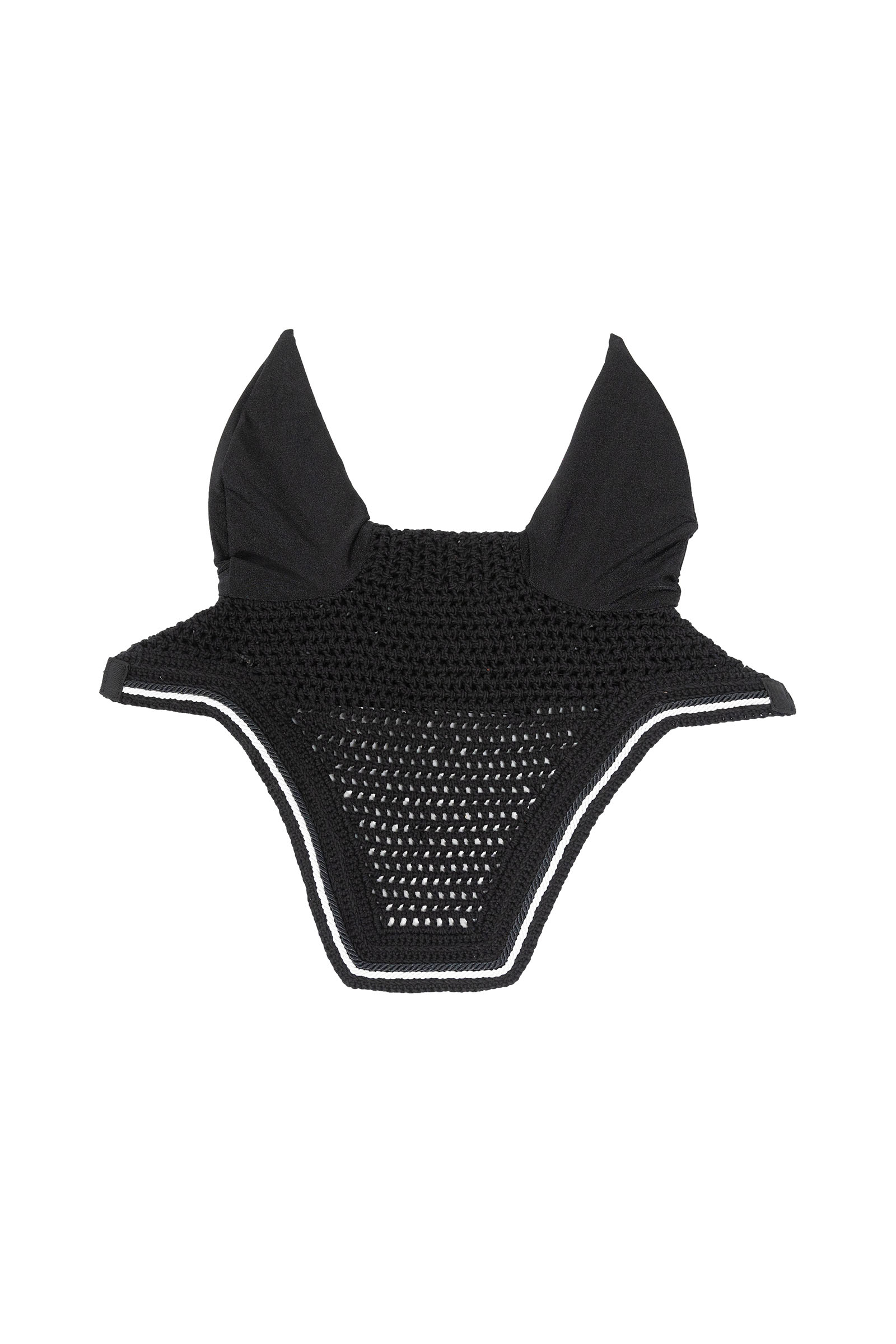 black Kentucky Horsewear Fliegenhaube Wellington Diamond Rope