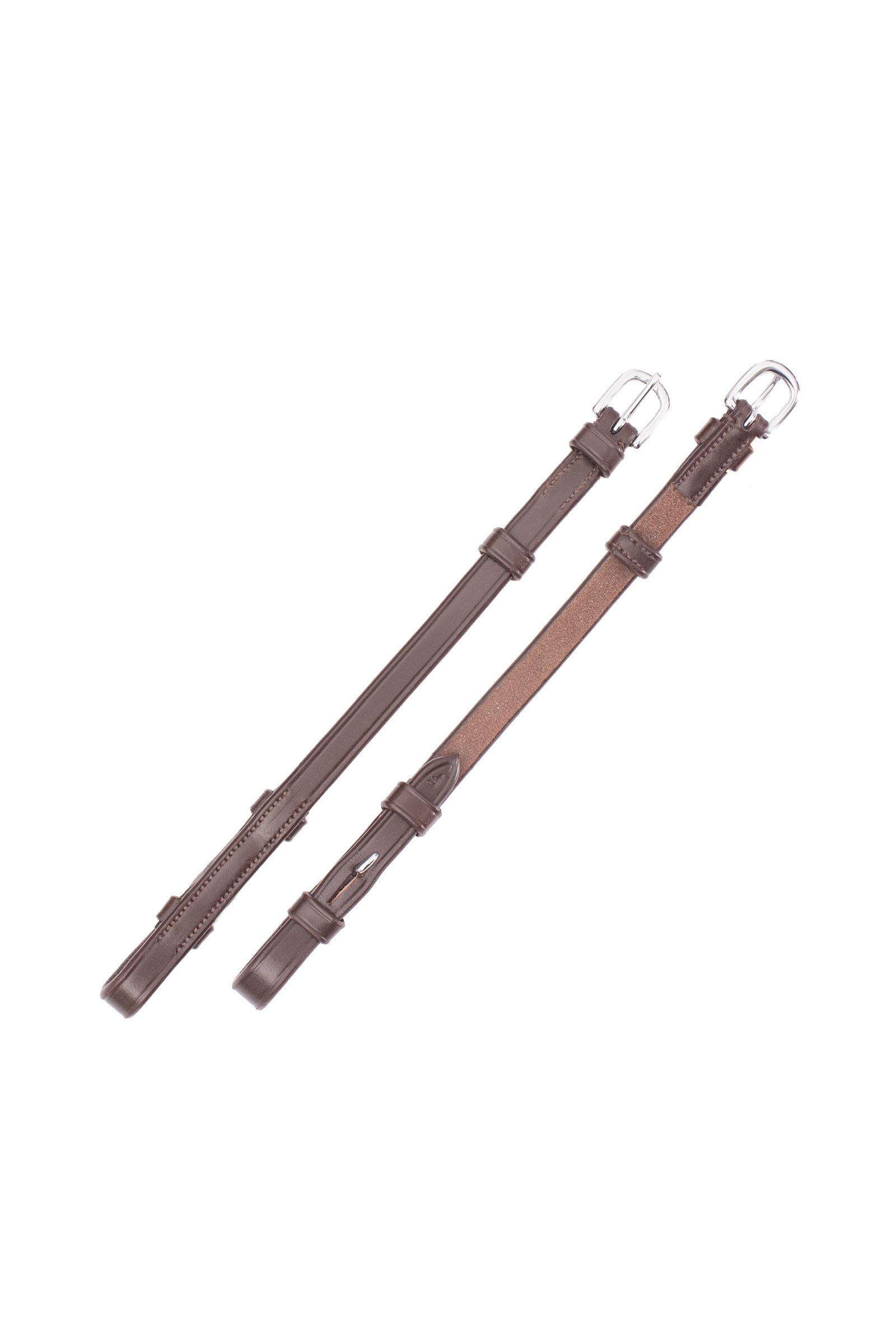 Dark Brown/Silver Schockemöhle Sports Backenstücke Select