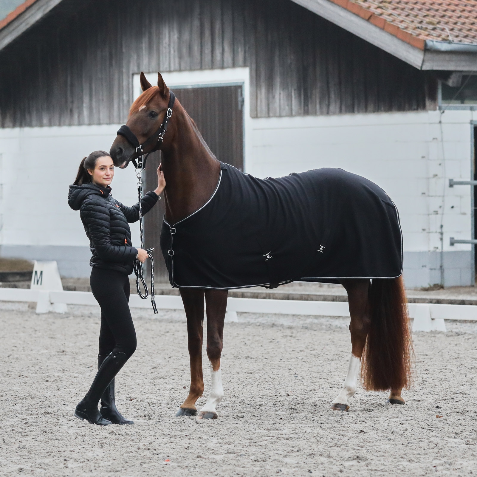 Horze Kiel Halfter mit Fleece