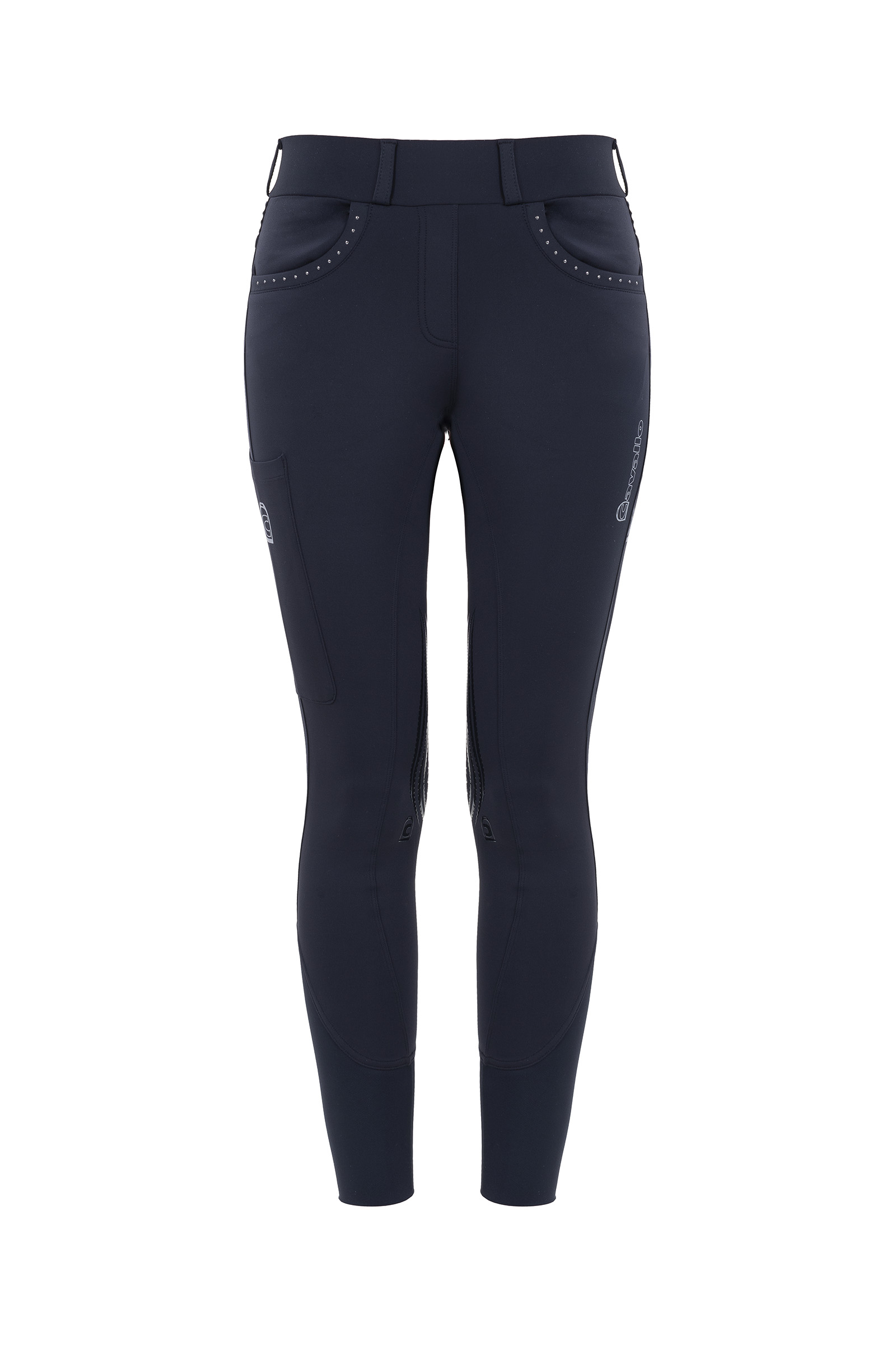 Cavallo CAVALLEE Damen Reitleggings mit Kniebesatz