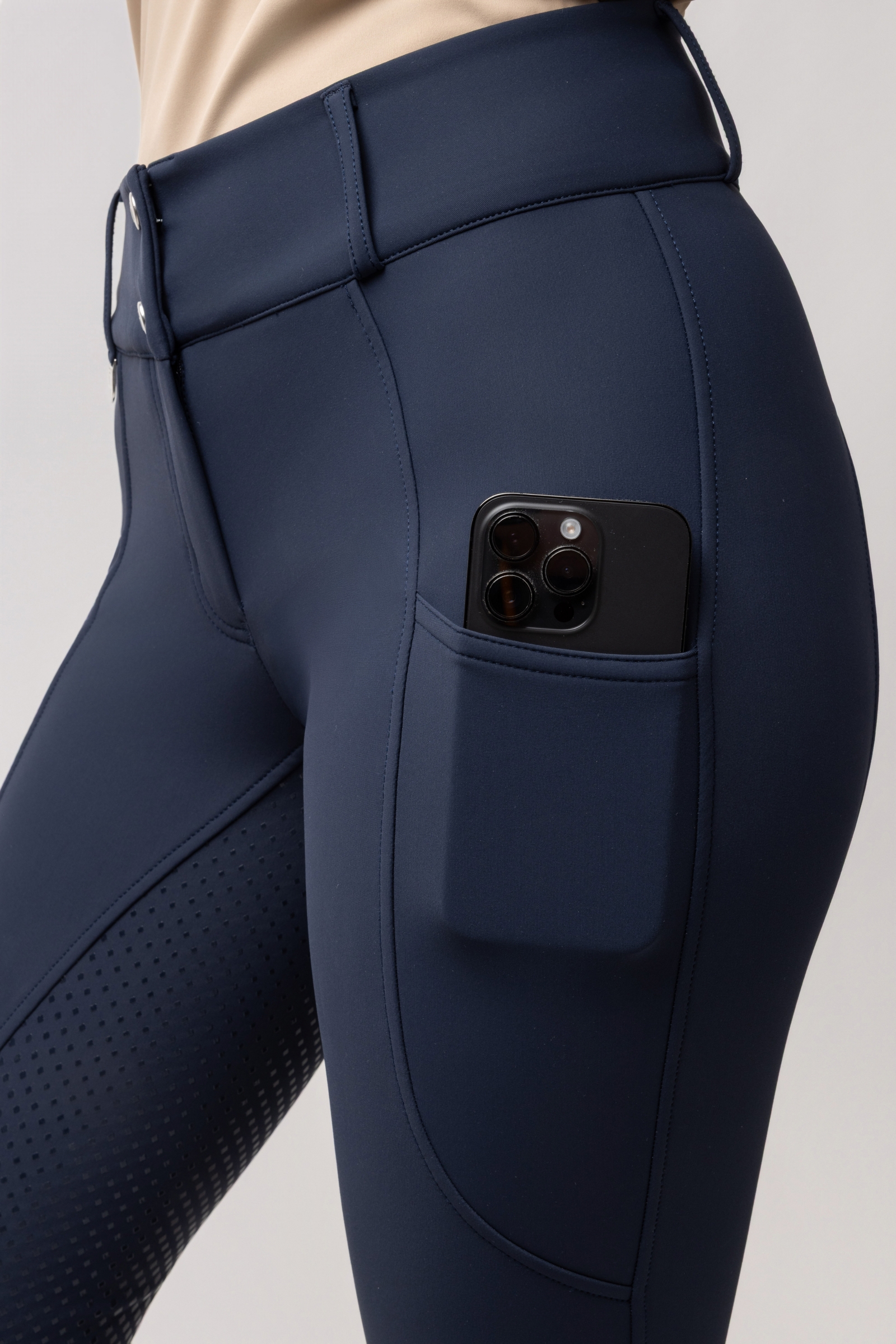 Horze Grand Prix Pro Damen Thermo Vollgrip Reithosen