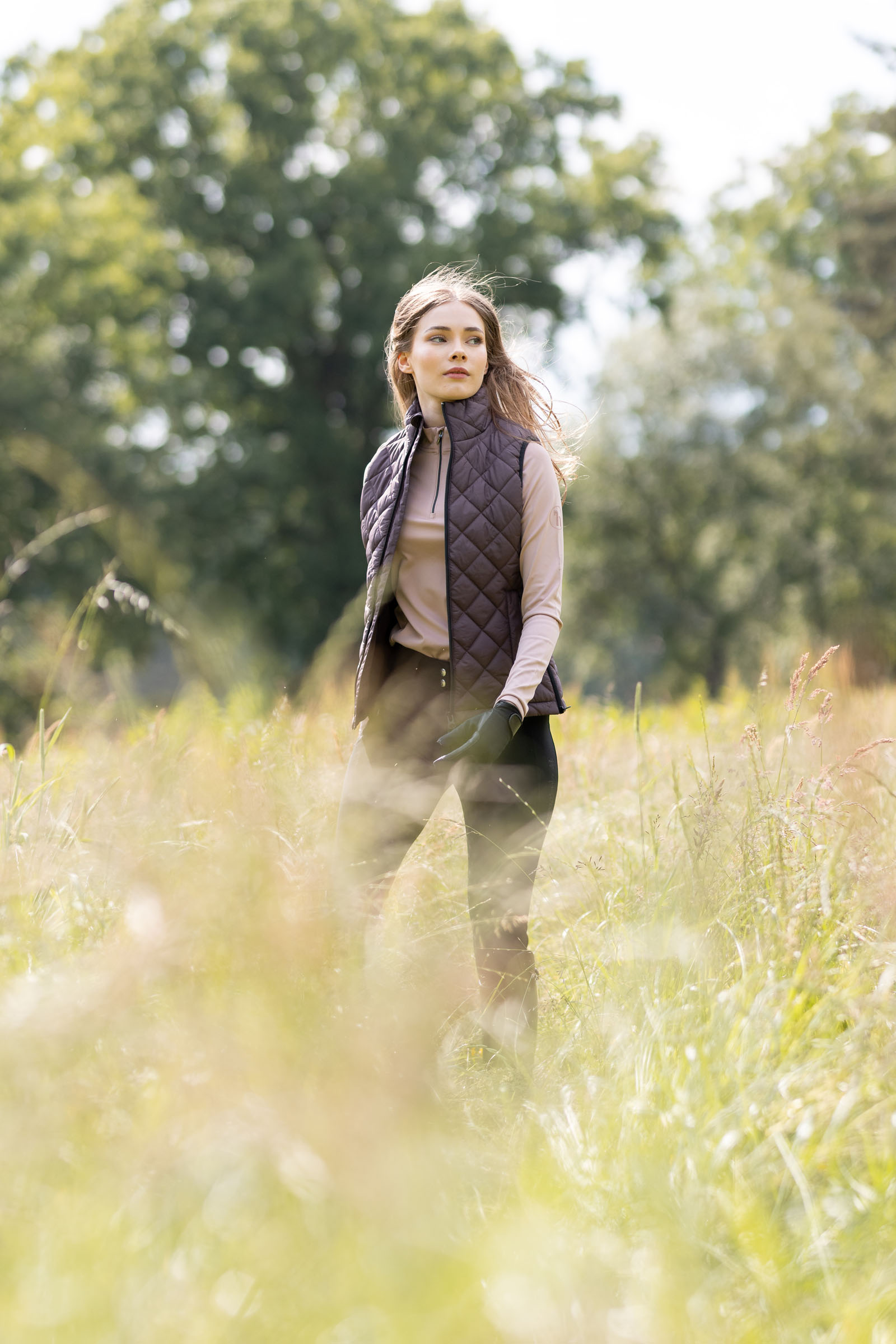 Horze Young Rider Naia wattierte Damen Reitweste