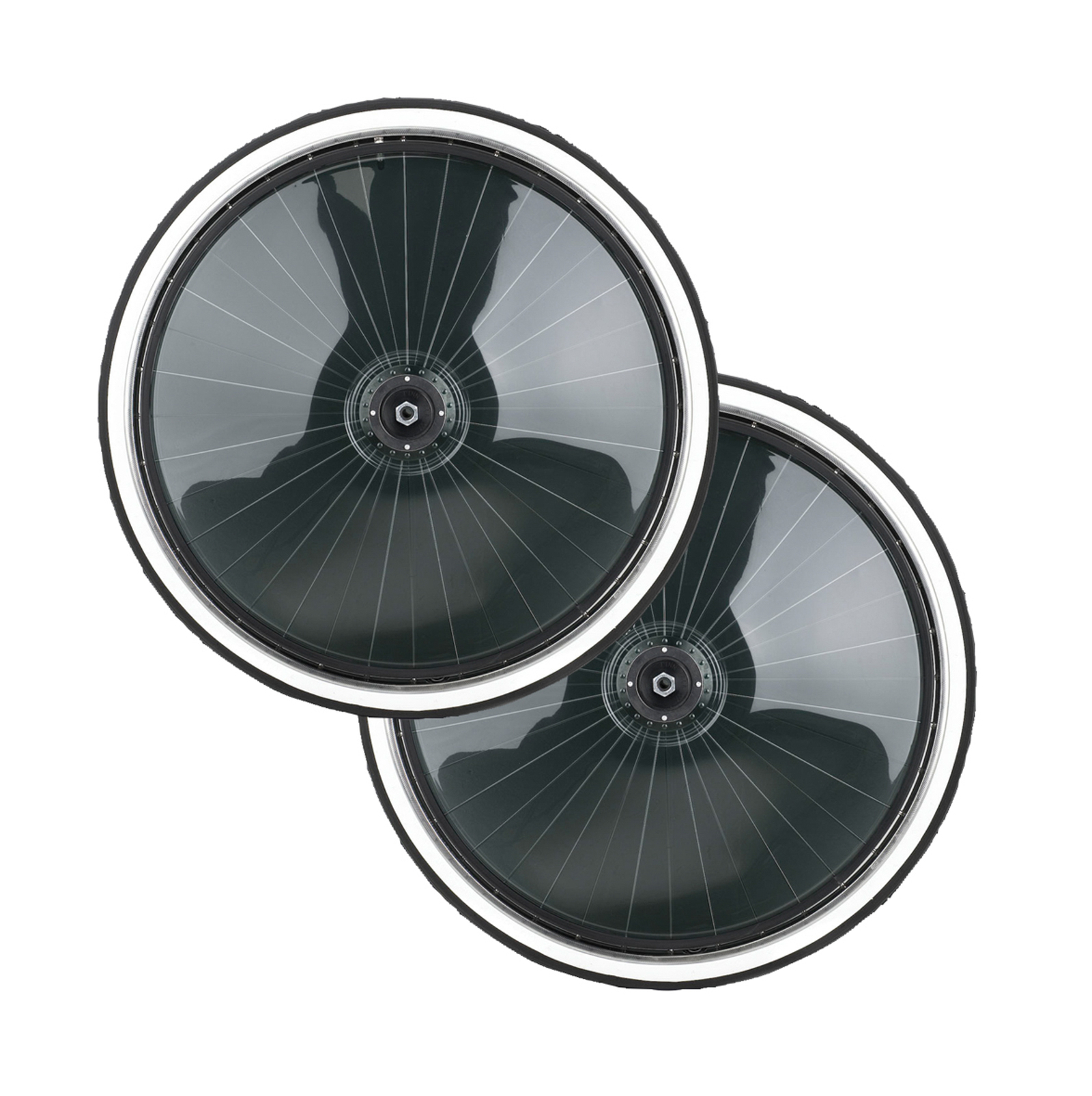 Sulky Rad 28", Edelstahl mit PVC Radkappen  (wird im Paar verkauft)