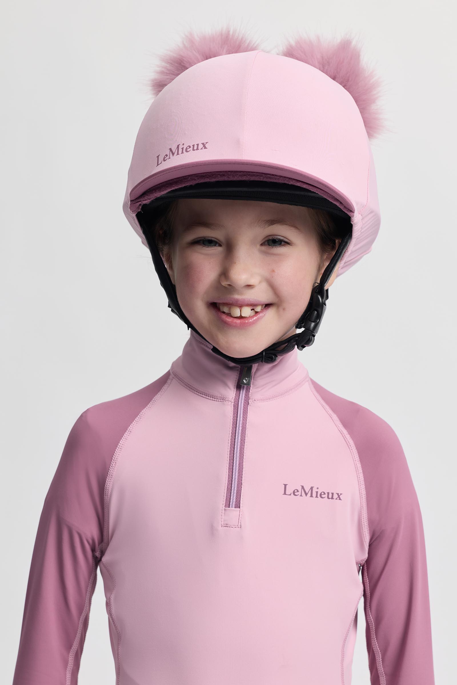 Fondant LeMieux Mini Doppel Bommel Helmschutz