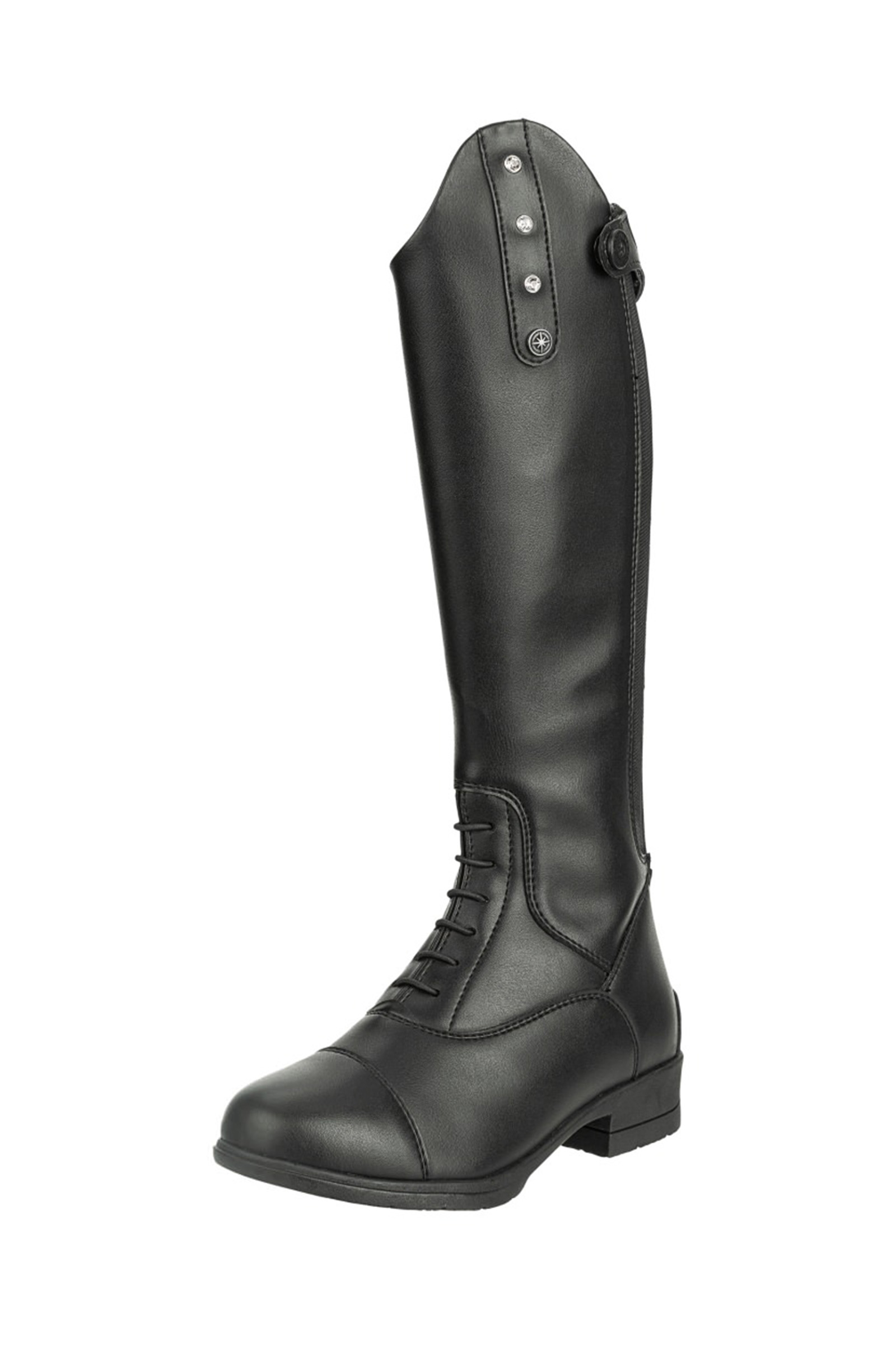 Black Suedwind Footwear Nova Kids Fun Glitter Hohe Reitstiefel, Kinder