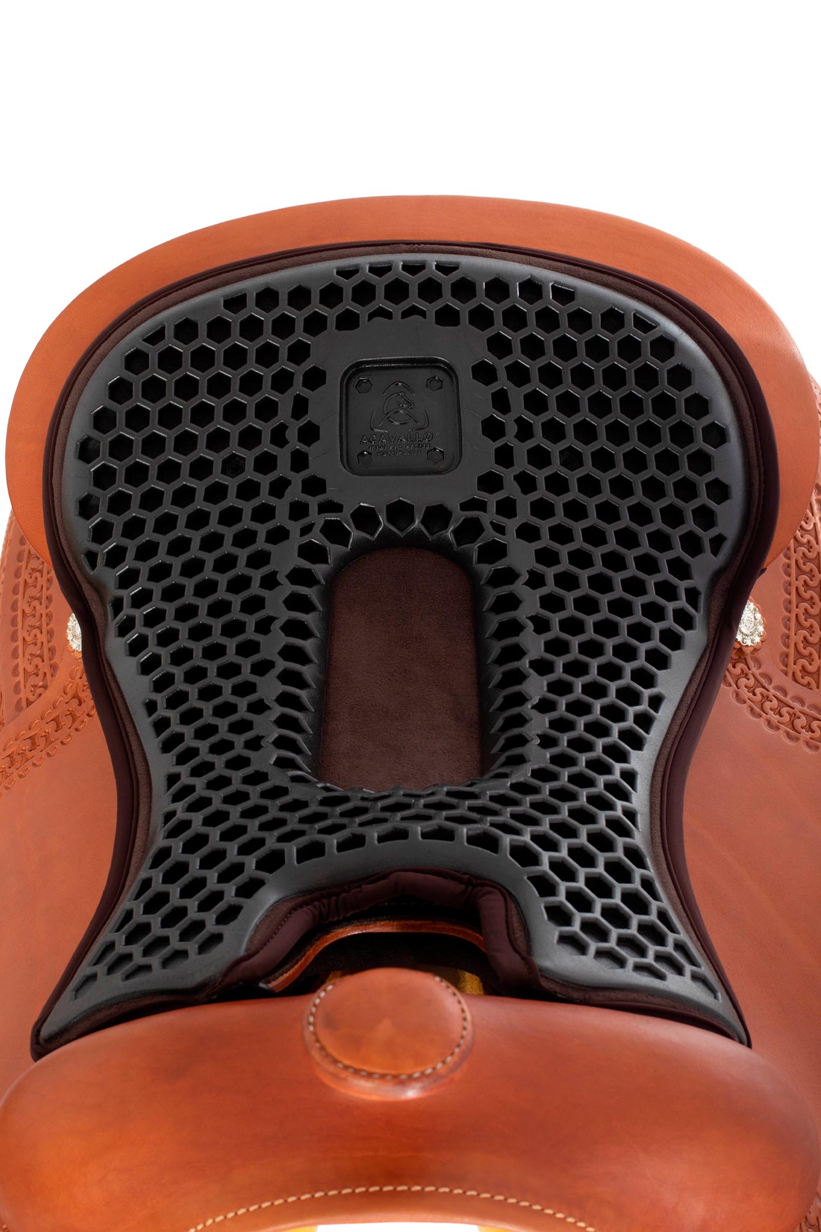 Acavallo Ortho-Schambein Sattelschoner Western Hexa Gel-Out Dri-Lex, 20 mm  