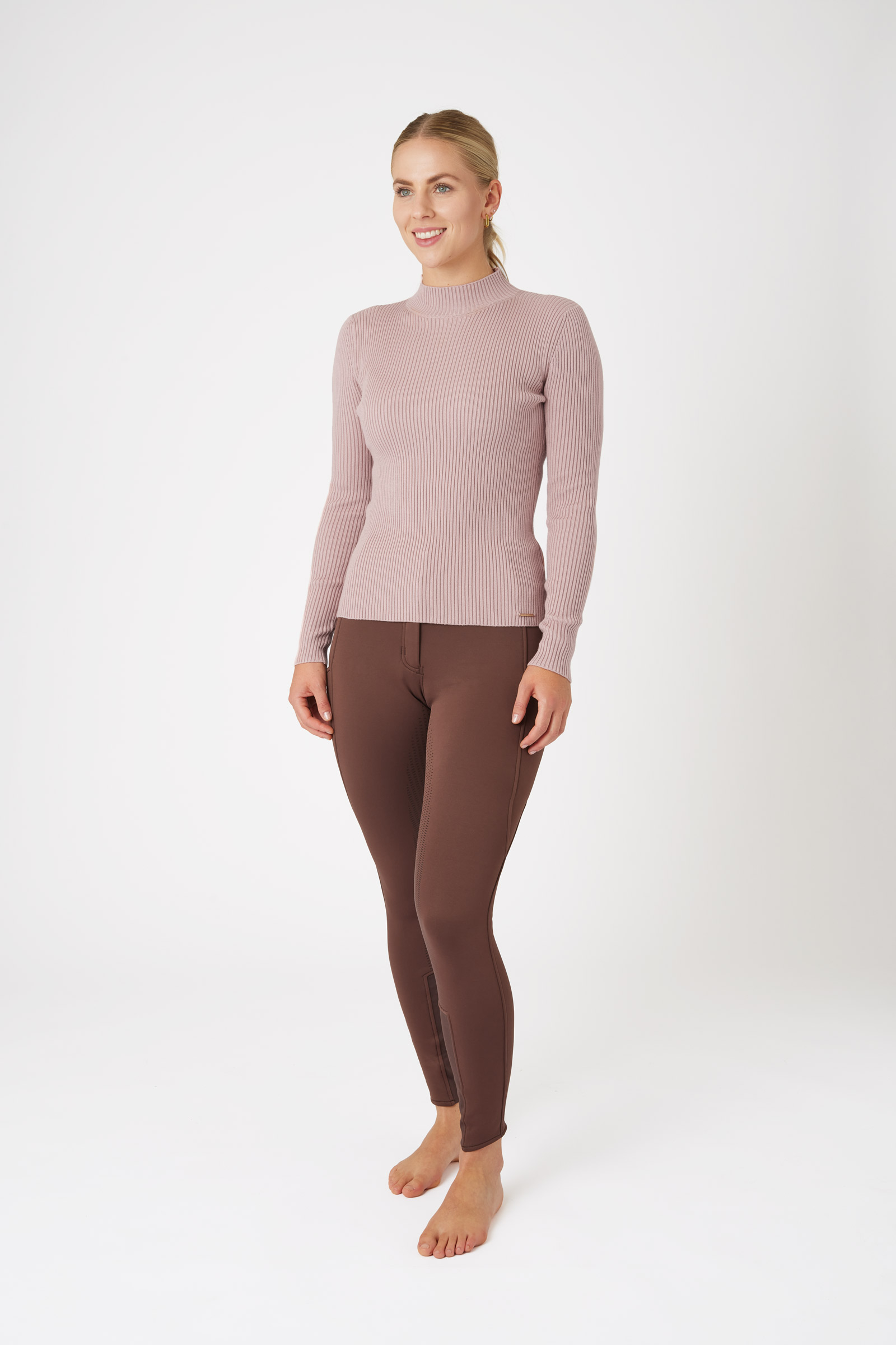 Horze Aca Damen Rippstrickpullover