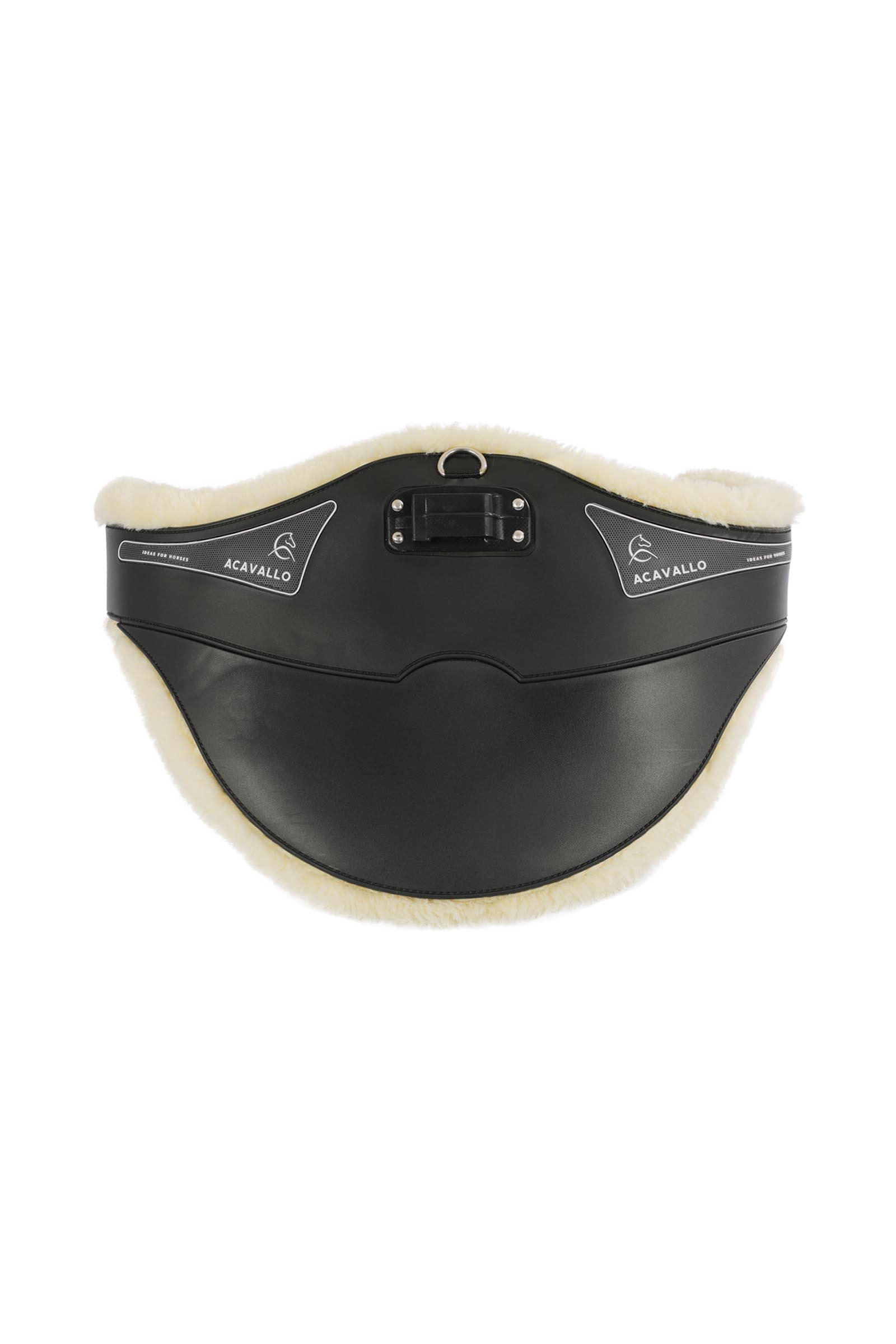 Acavallo Stud Guard Sattelgurt Classic Gel mit Kunstfell  