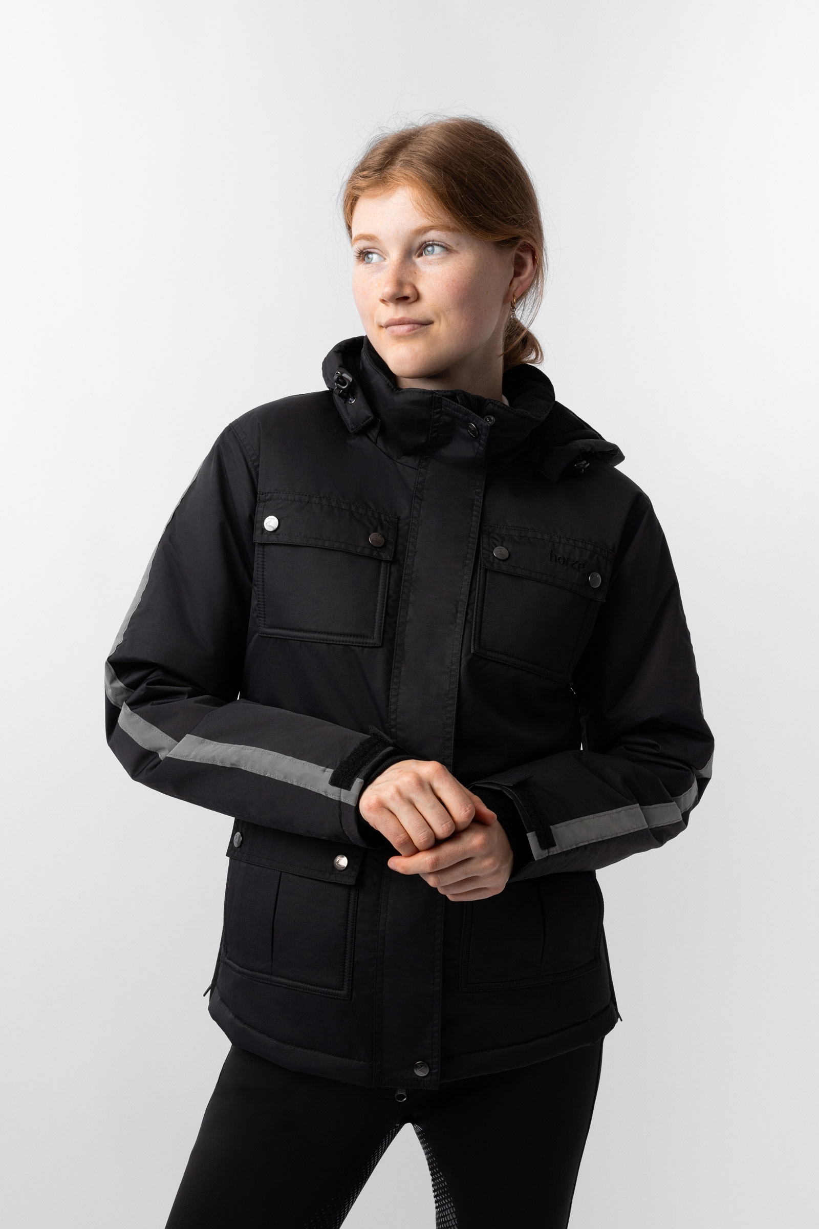 Horze reflektierende Winterreitjacke