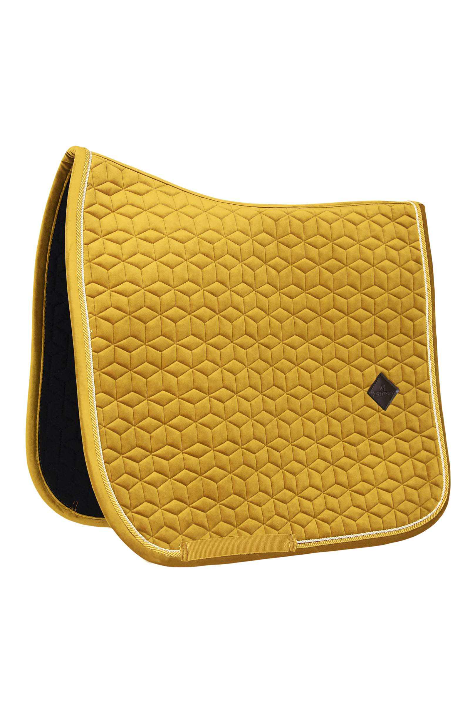 Maize Yellow Kentucky Horsewear Velvet Dressurschabracke