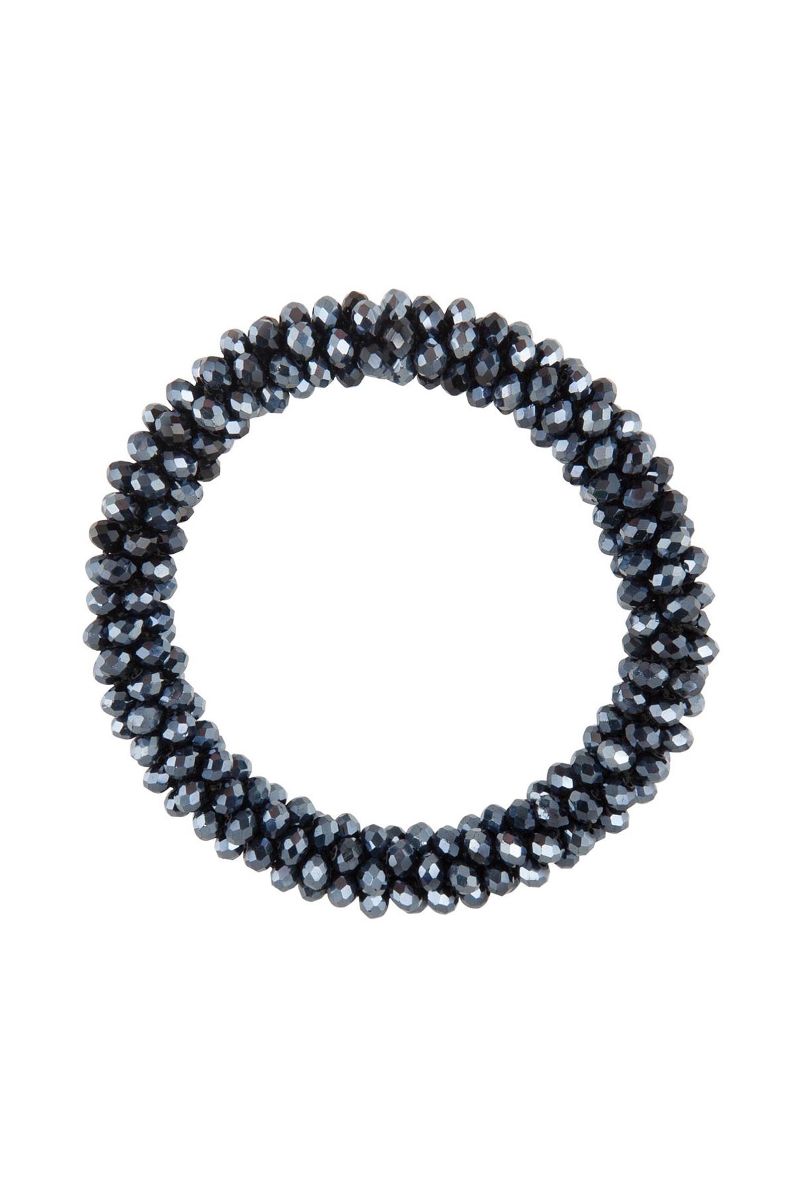 Navy BR Kiki Scrunchie mit Kristallverzierung