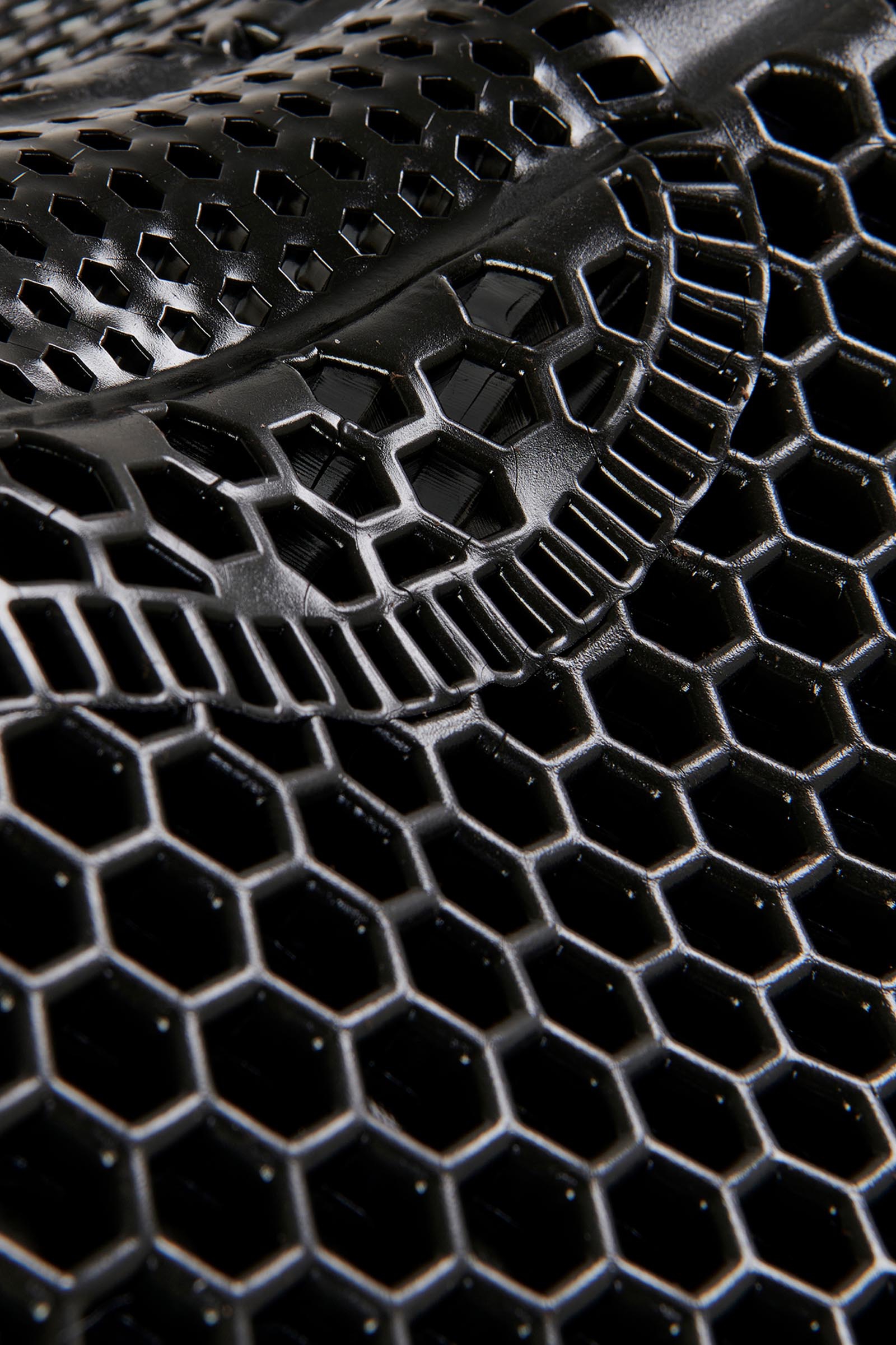 Acavallo Gel Pad Anti-Rutsch hexagonal mit Mikrofleece flach