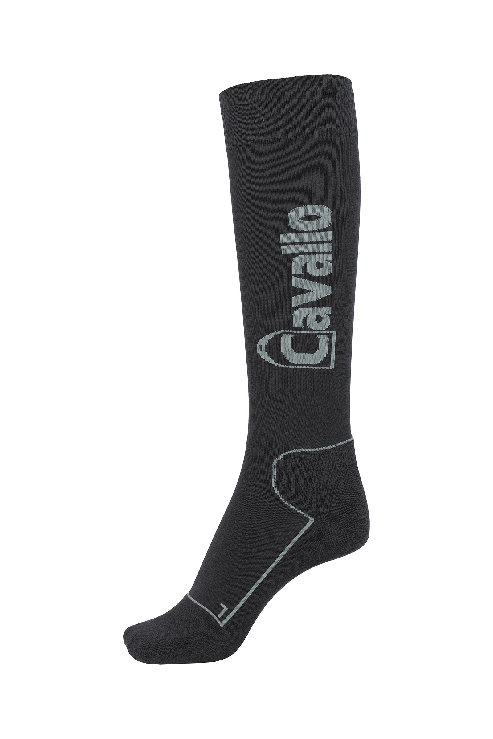 Griffin grey/ Green Cavallo CAVALSIMO Reitsocken