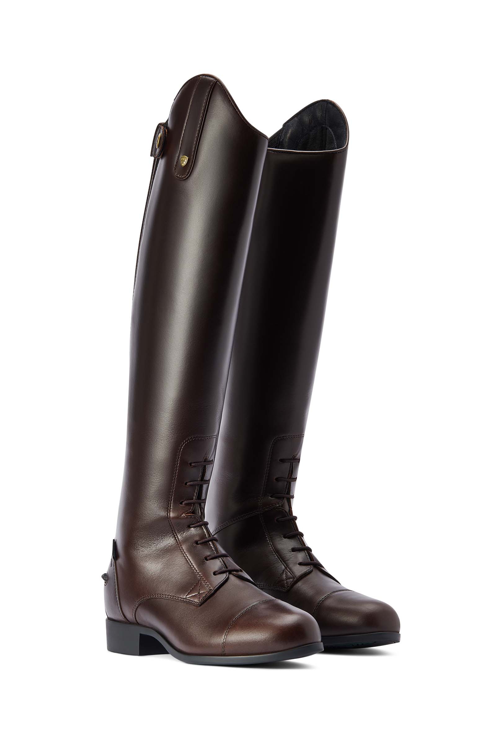 Chocolate Brown Ariat Heritage Contour II H2O Damen gefütterte Reitstiefel