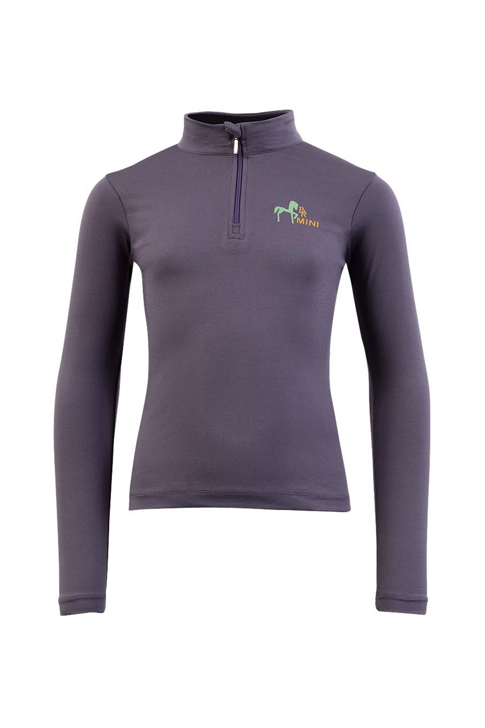 BR Mini Kids Langarmshirt mit Rei&szlig;verschluss