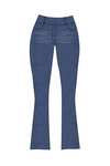 Horze Emery Damen-Westernreitleggings mit Bootcut und Denimlook