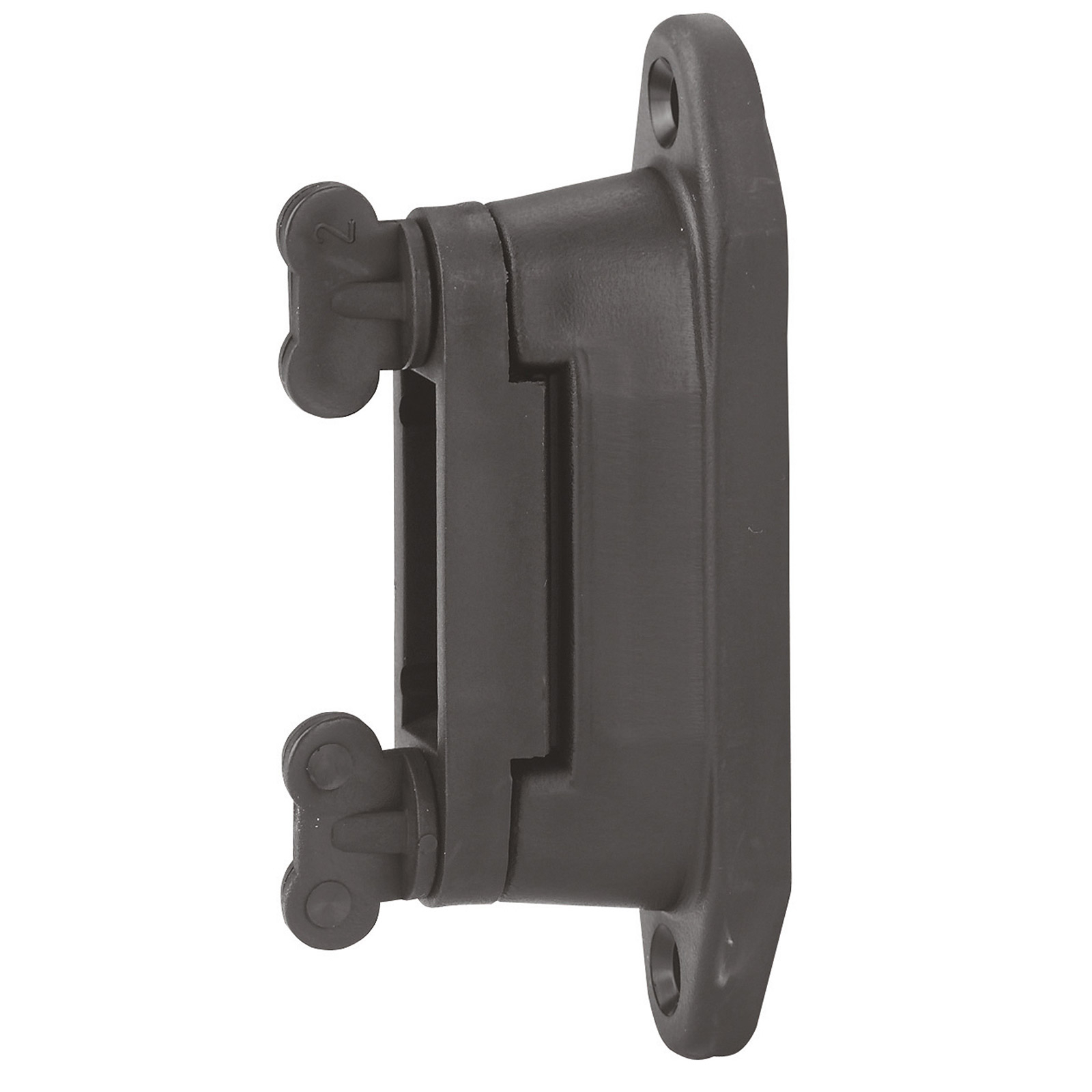 Farm Patrol Profi Eck-/Streckenisolator, schwarz, für 4cm-Band, 10 stk