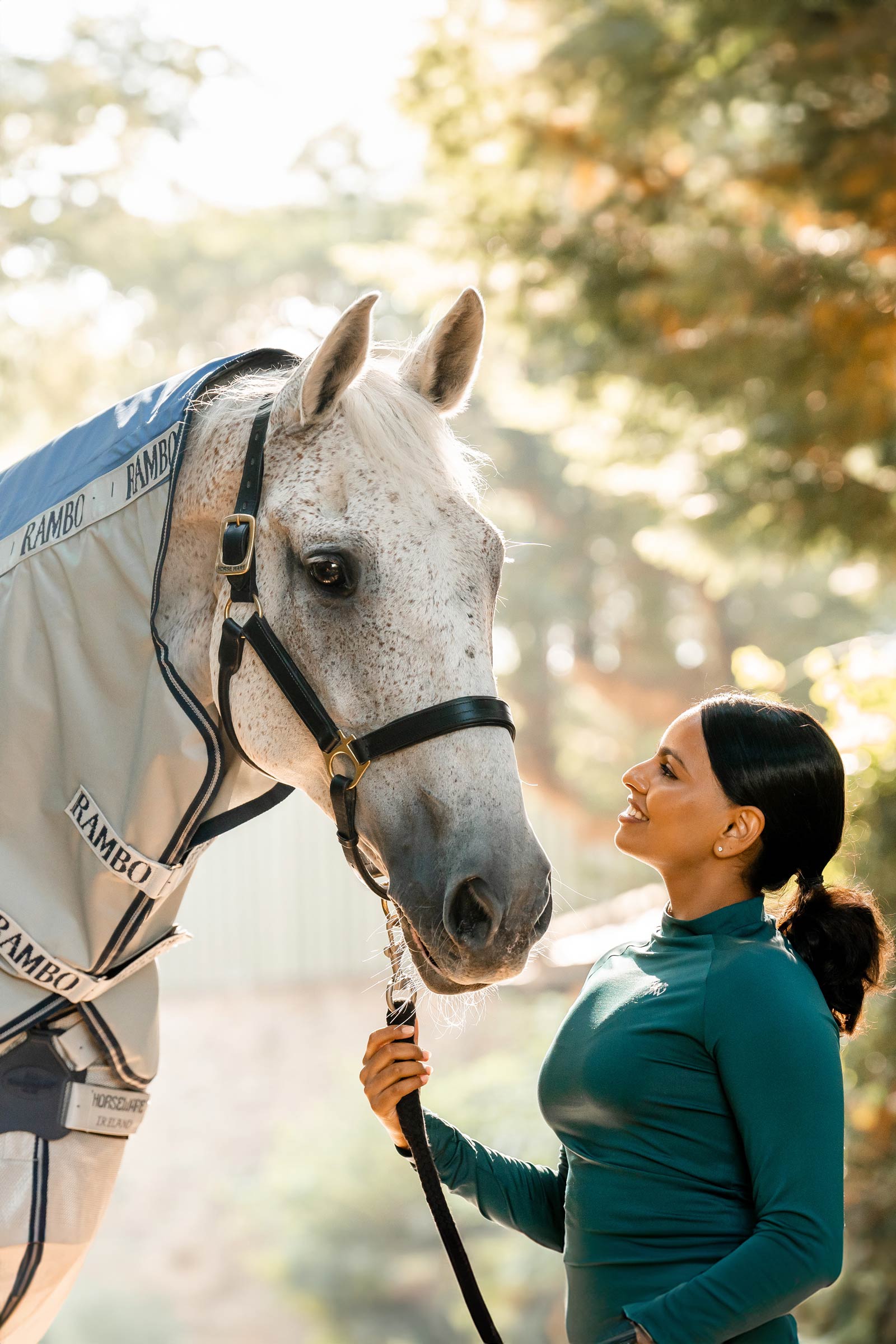 Horseware Rambo Autumn Series Weidedecke mit Unterdecke (0 g / 100 g)