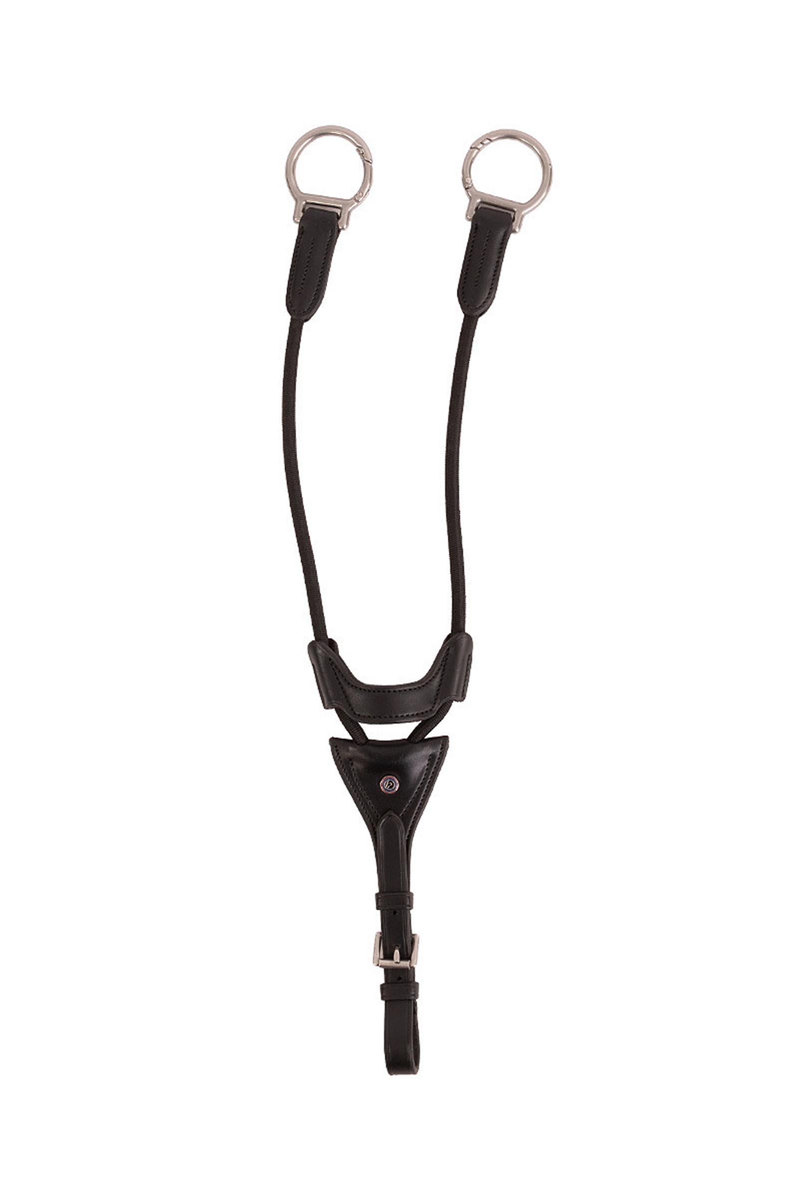 Black/Silver Trust Equestrian Valkenswaard Elastic Running Martingale Attachment