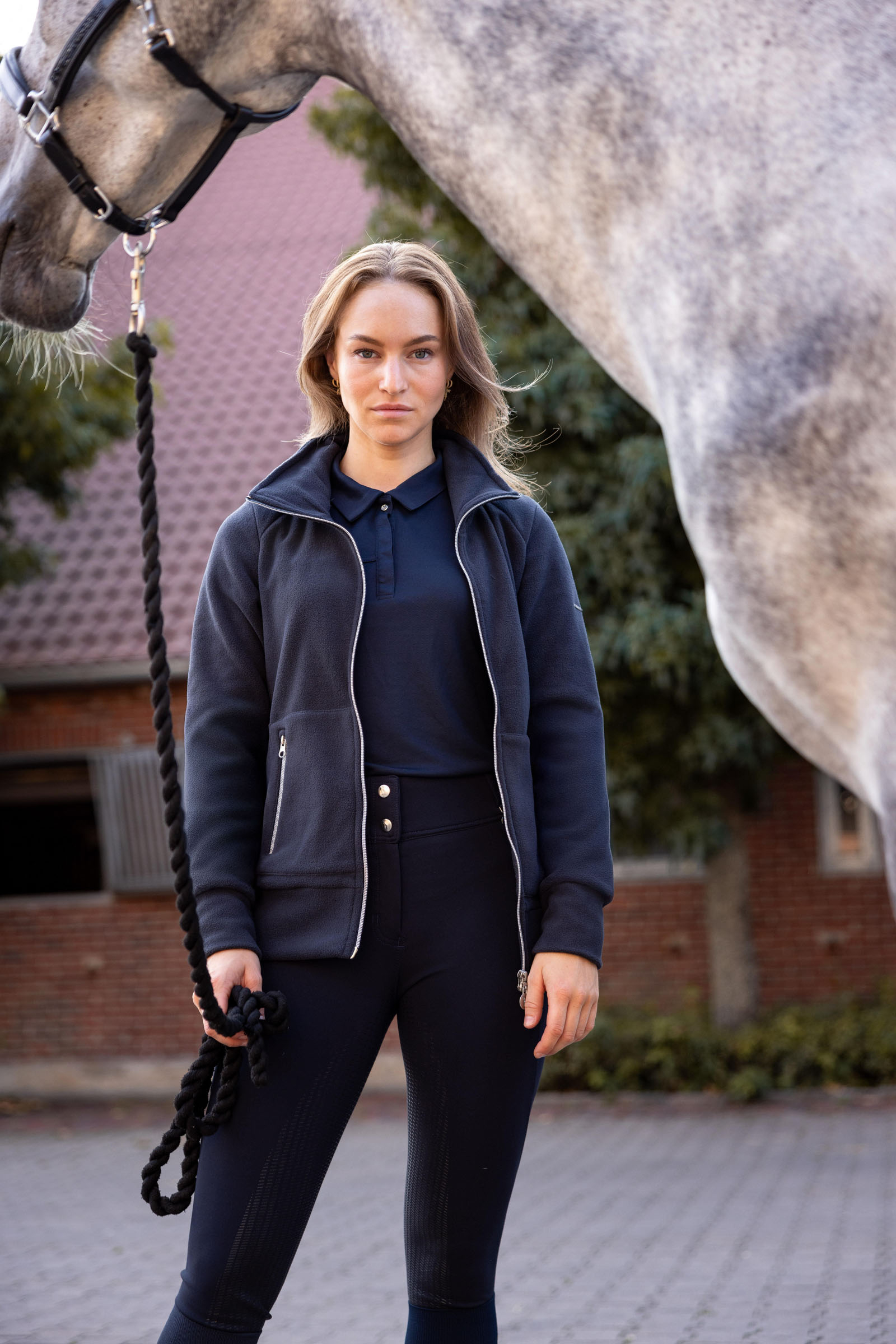 Horze Ellie Damen Fleece Reitjacke